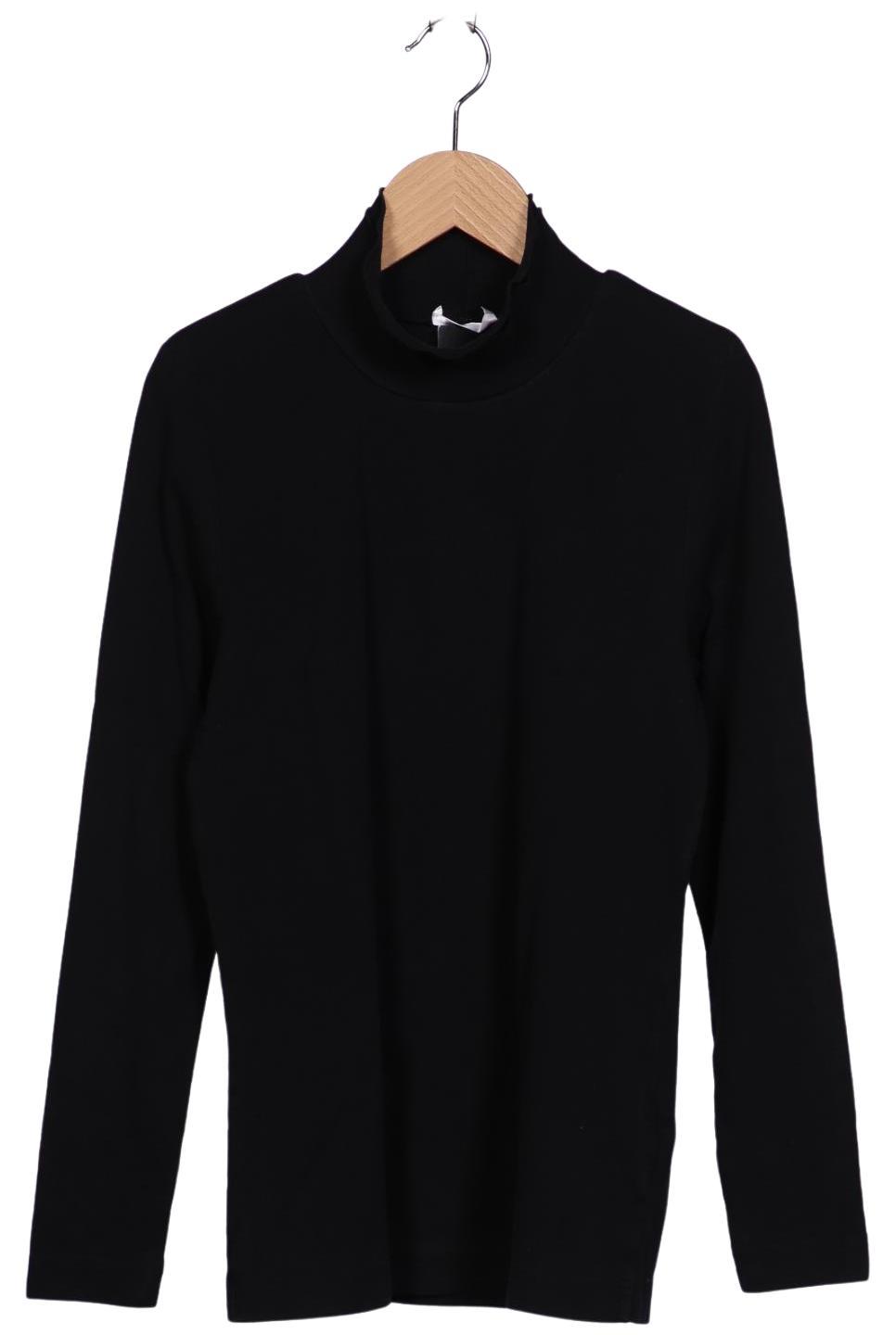 

efixelle Damen Langarmshirt, schwarz, Gr. 42