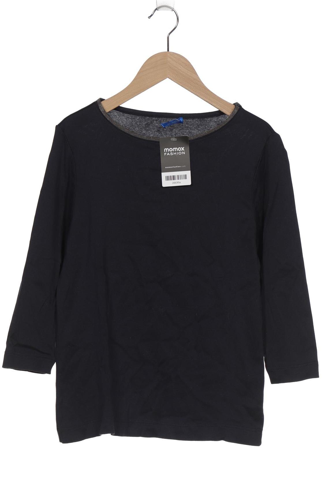 

efixelle Damen Langarmshirt, marineblau