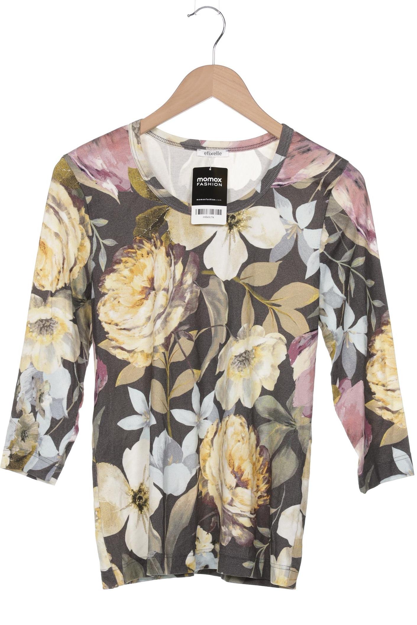 

efixelle Damen Langarmshirt, mehrfarbig, Gr. 42