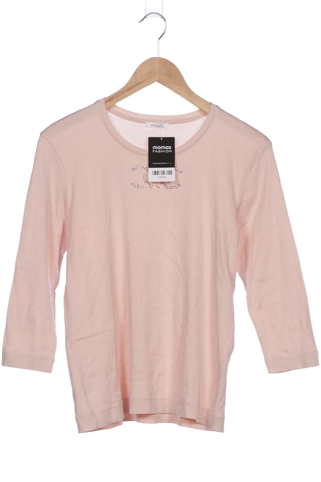 

efixelle Damen Langarmshirt, pink, Gr. 42