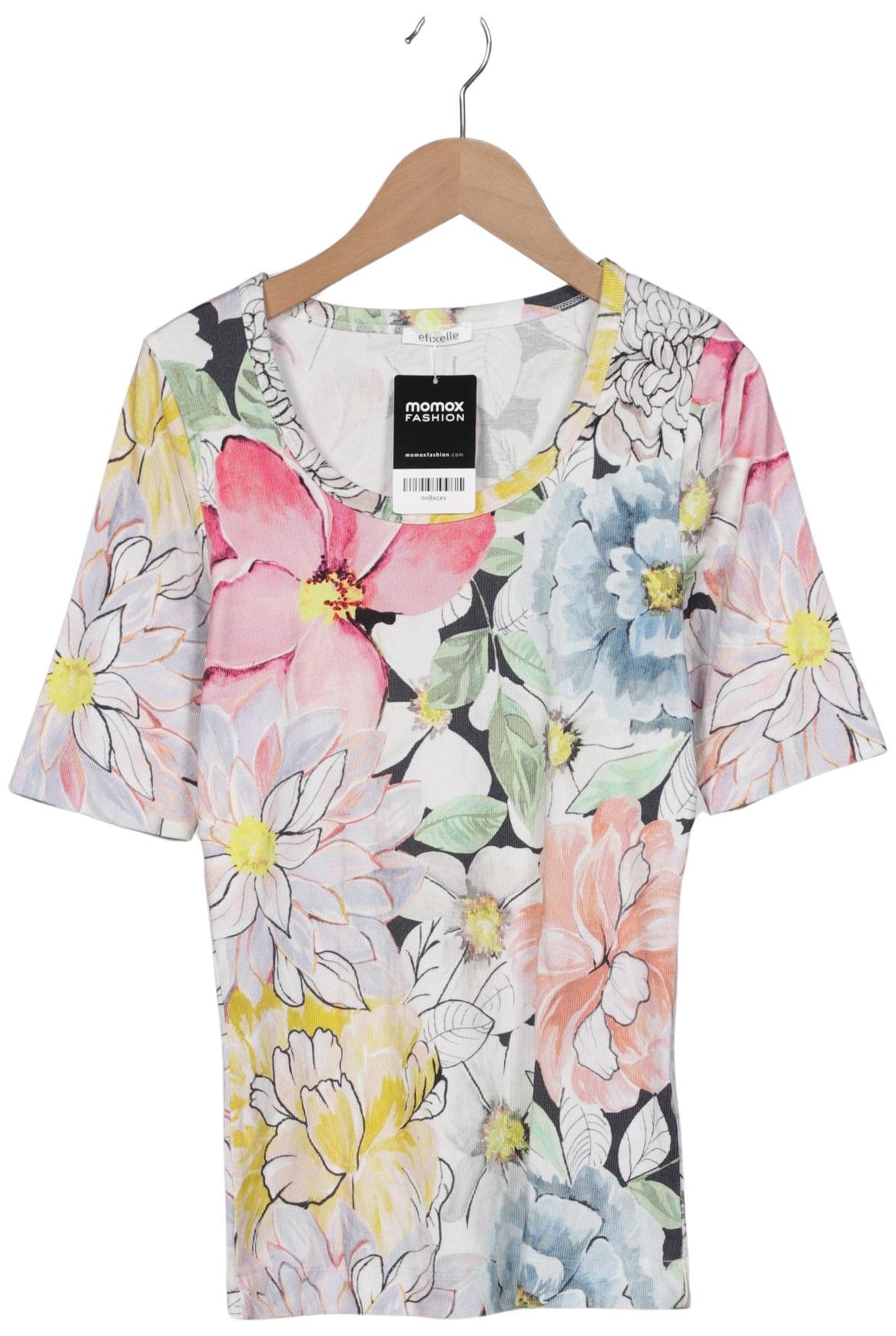 

efixelle Damen Langarmshirt, mehrfarbig, Gr. 34