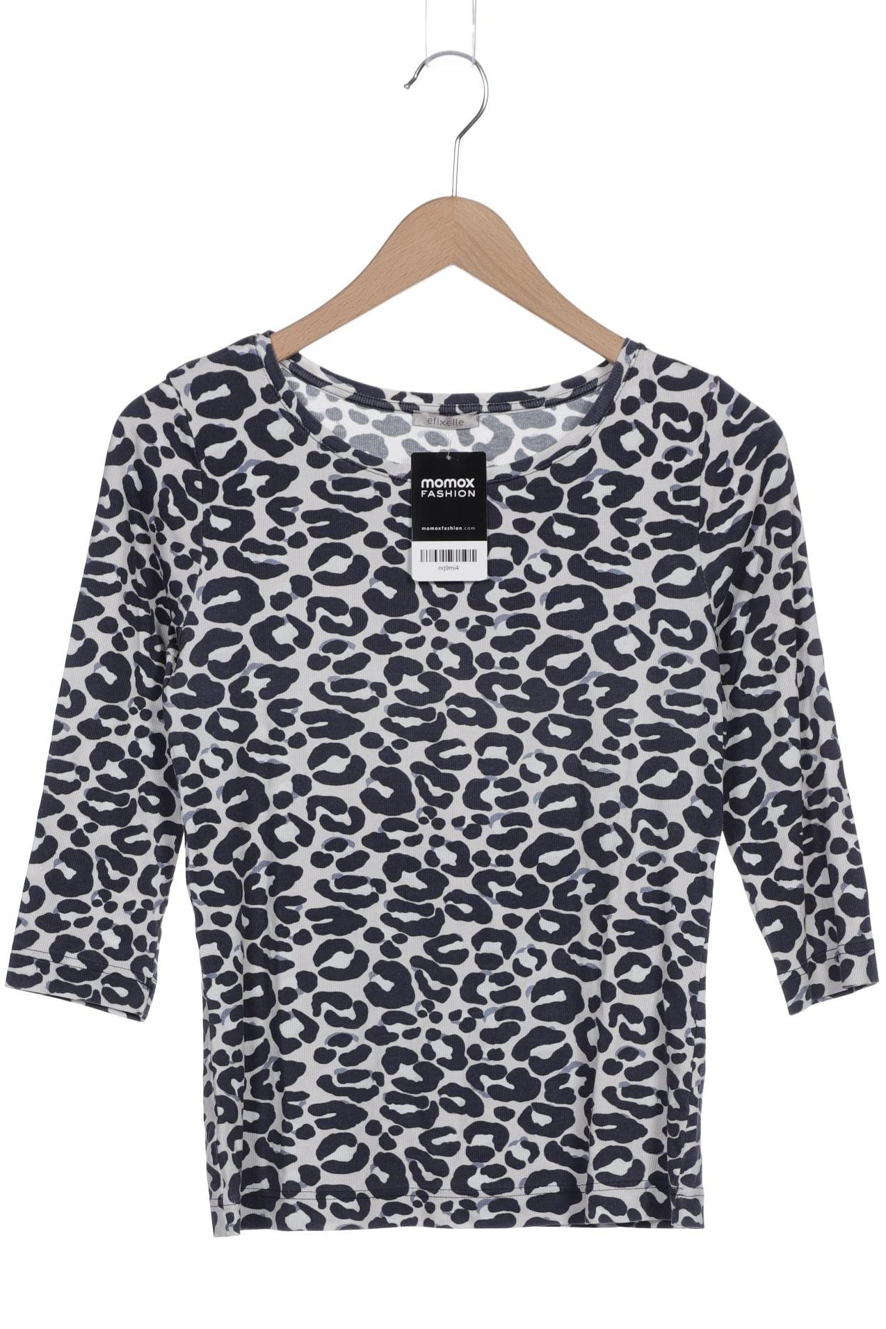 

efixelle Damen Langarmshirt, marineblau, Gr. 38