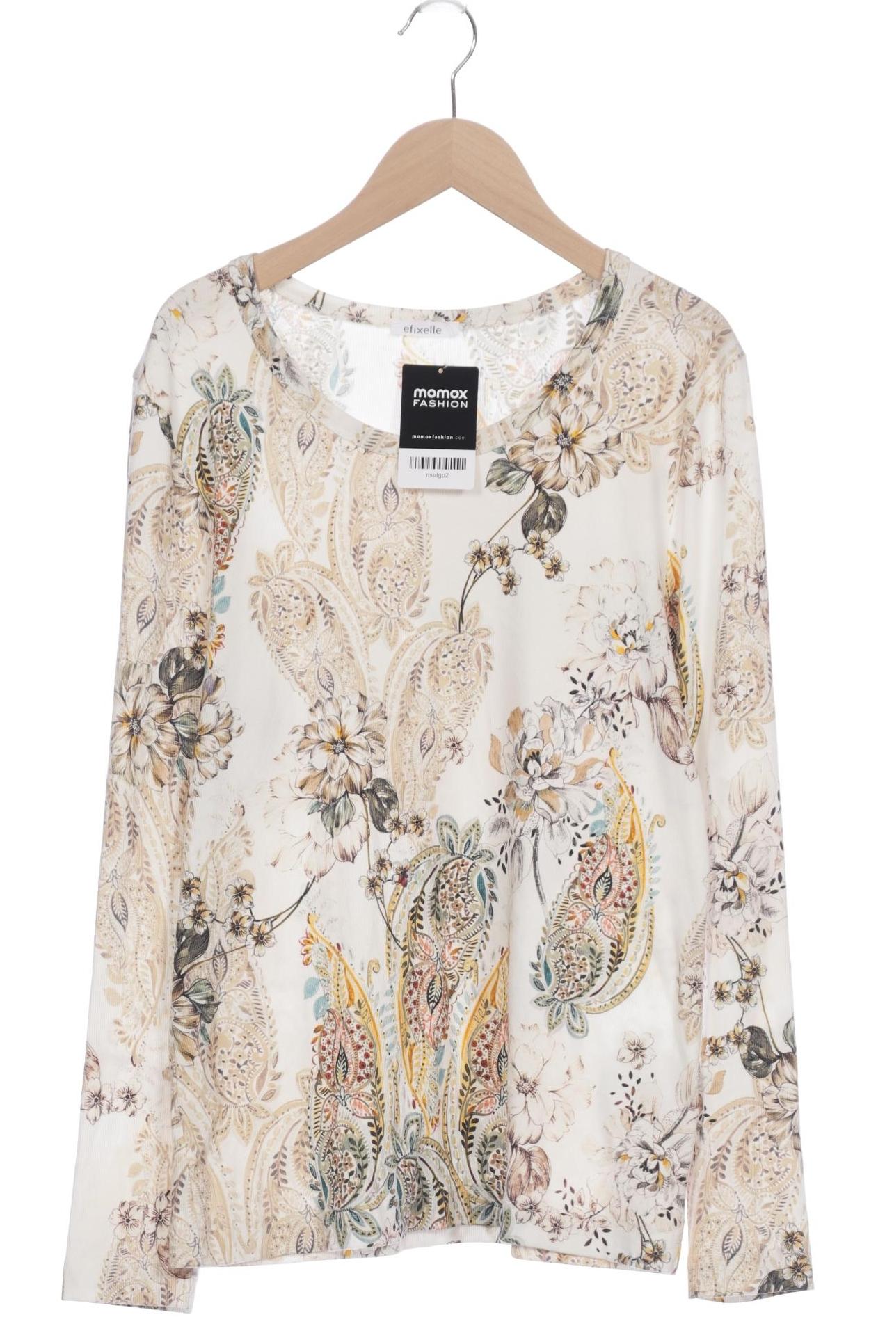 

efixelle Damen Langarmshirt, mehrfarbig, Gr. 42