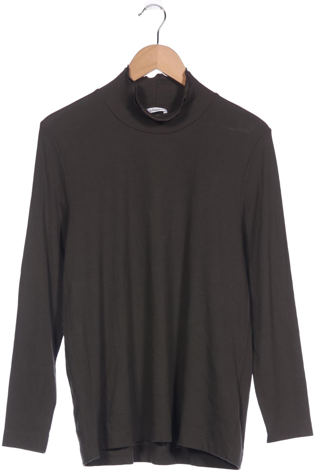 

efixelle Damen Langarmshirt, grün, Gr. 50