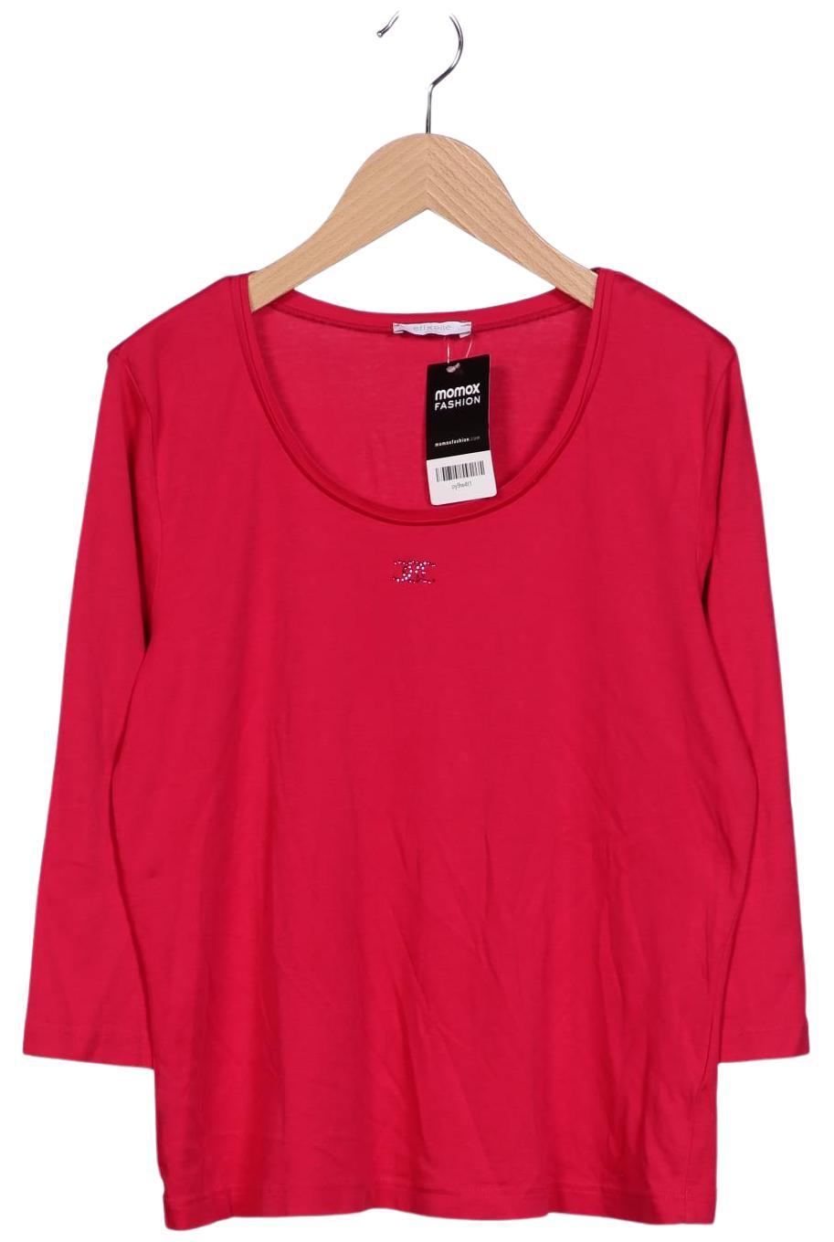 

efixelle Damen Langarmshirt, rot, Gr. 38
