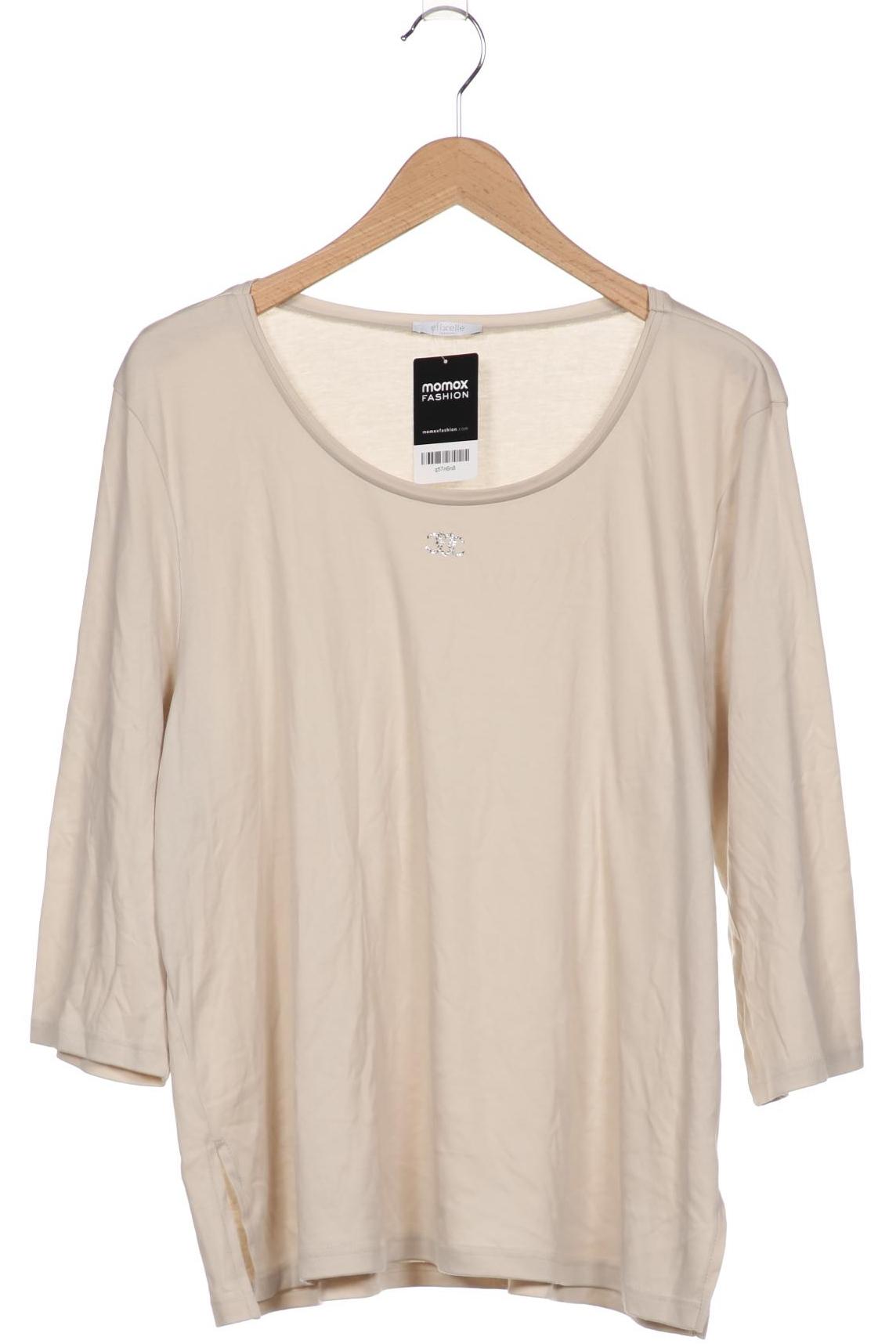 

efixelle Damen Langarmshirt, beige