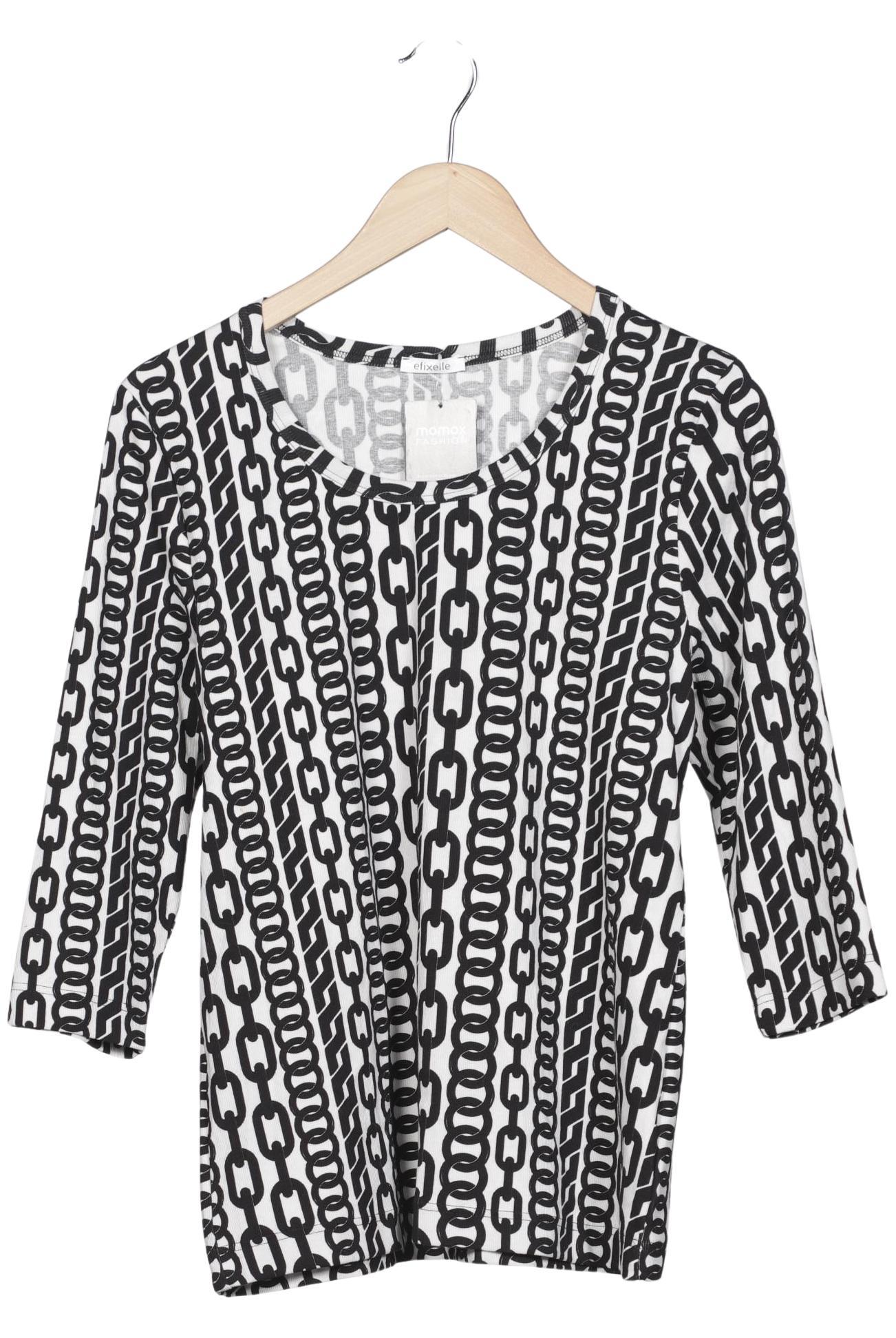 

efixelle Damen Langarmshirt, mehrfarbig, Gr. 44