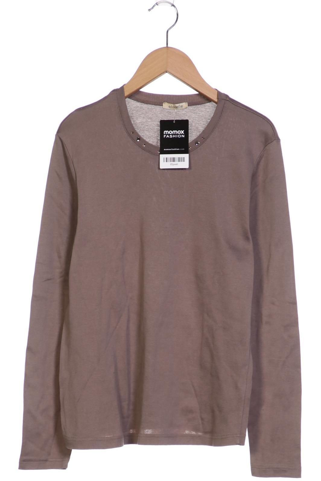 

efixelle Damen Langarmshirt, braun