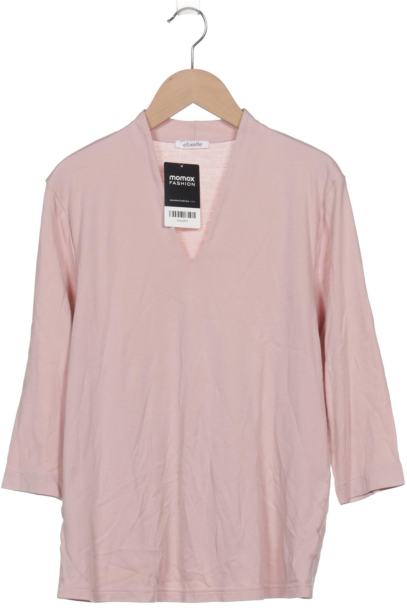 

efixelle Damen Langarmshirt, pink, Gr. 44