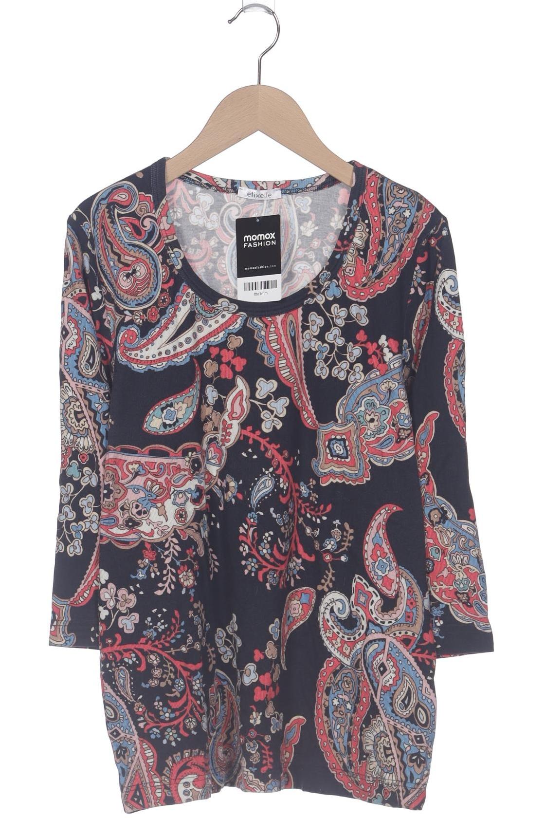 

efixelle Damen Langarmshirt, marineblau, Gr. 44
