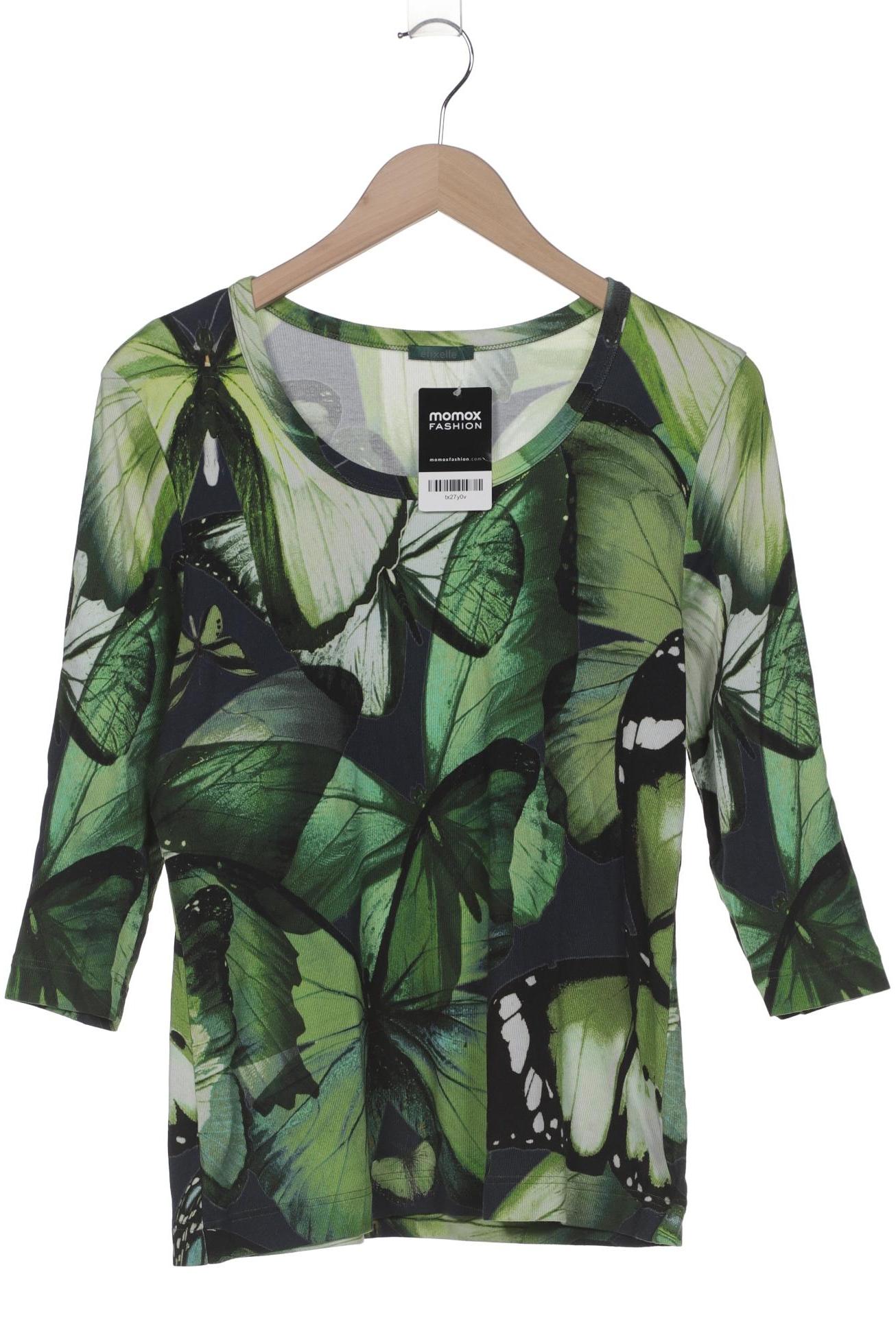 

efixelle Damen Langarmshirt, grün, Gr. 44