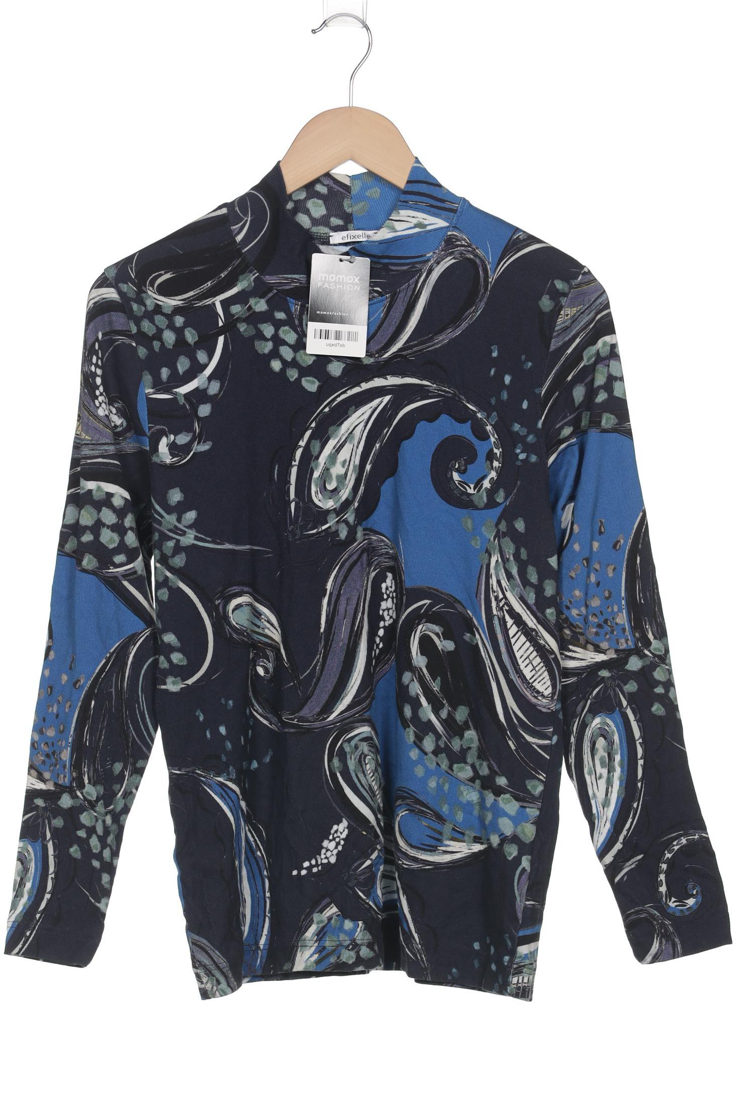 

efixelle Damen Langarmshirt, marineblau, Gr. 44