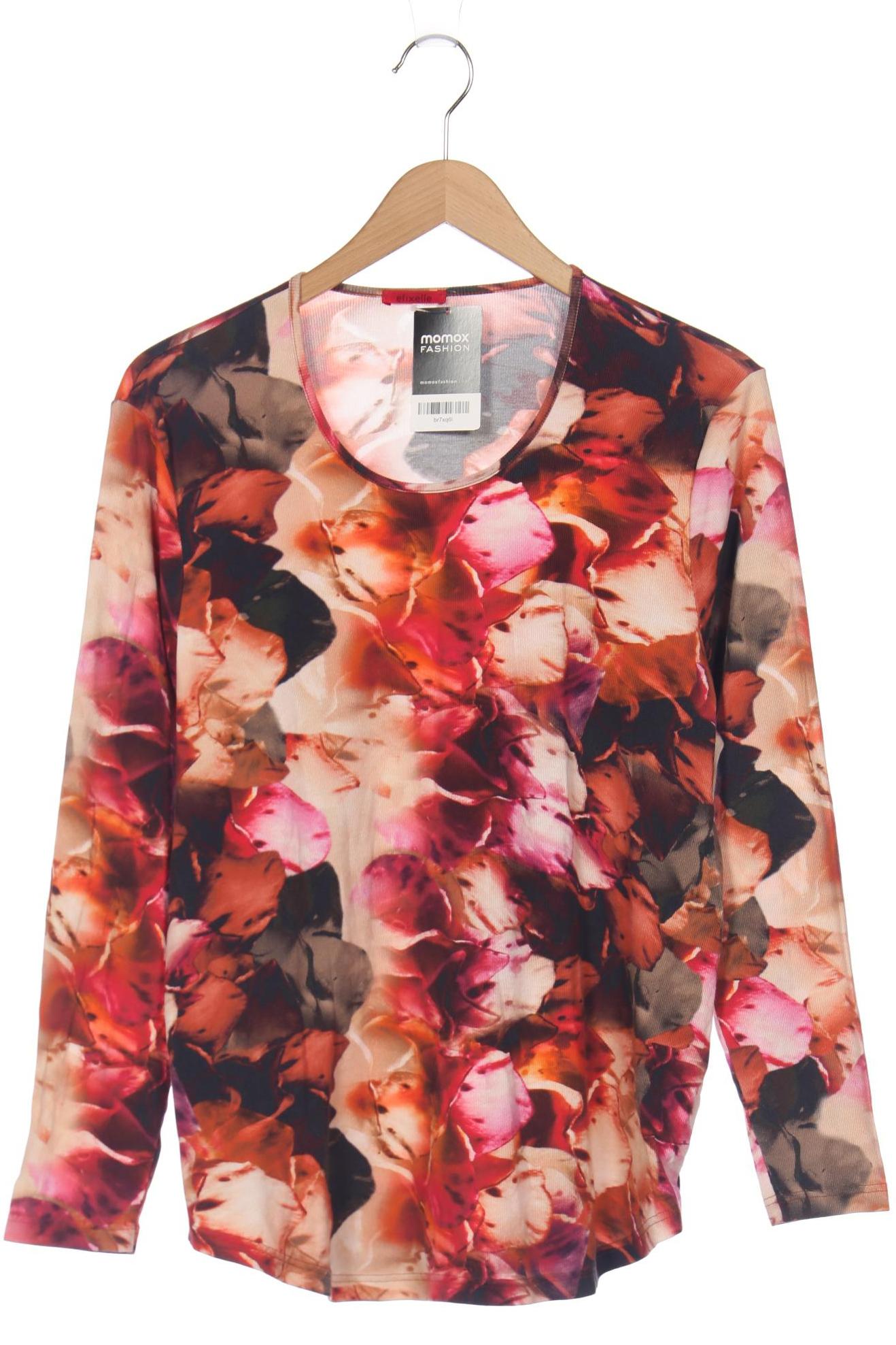 

efixelle Damen Langarmshirt, mehrfarbig, Gr. 48