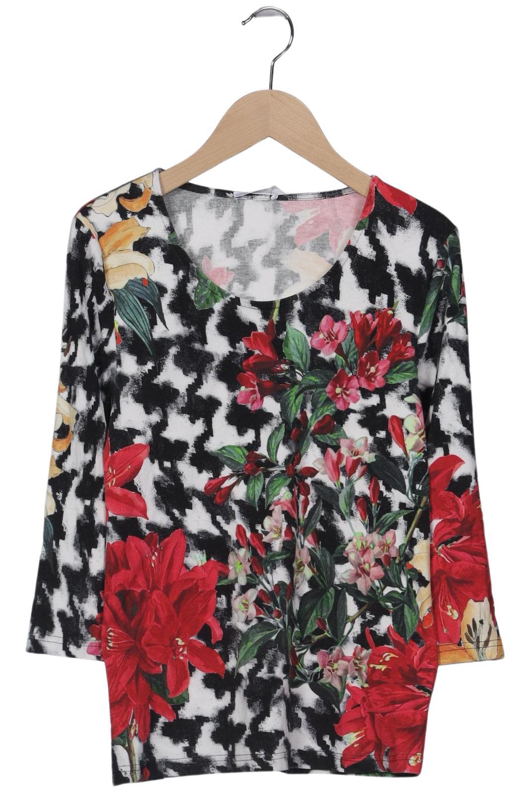 

efixelle Damen Langarmshirt, mehrfarbig, Gr. 38