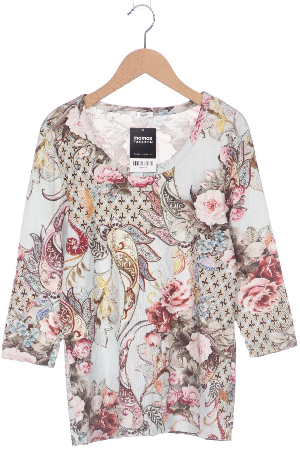 

efixelle Damen Langarmshirt, mehrfarbig, Gr. 44