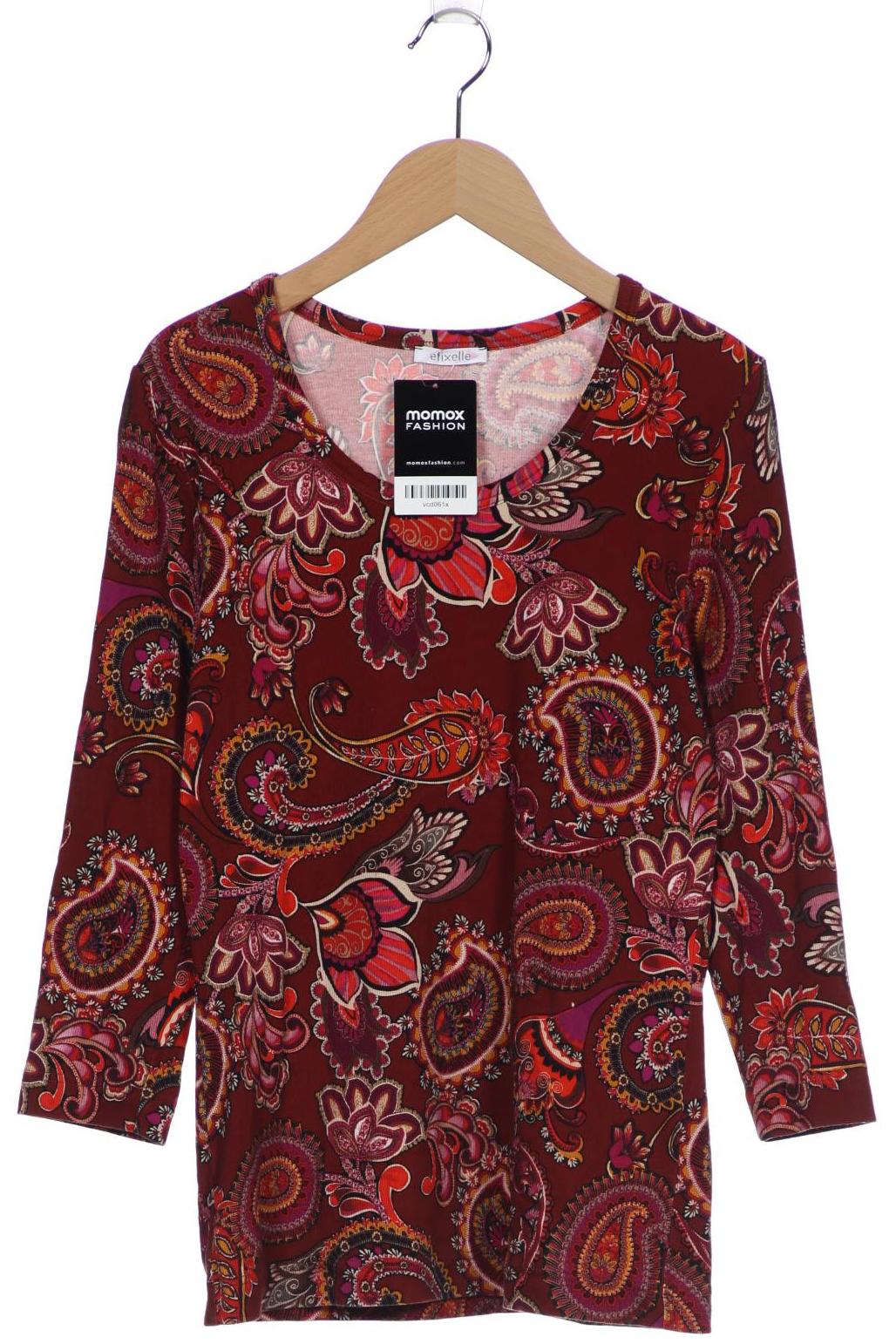 

efixelle Damen Langarmshirt, bordeaux