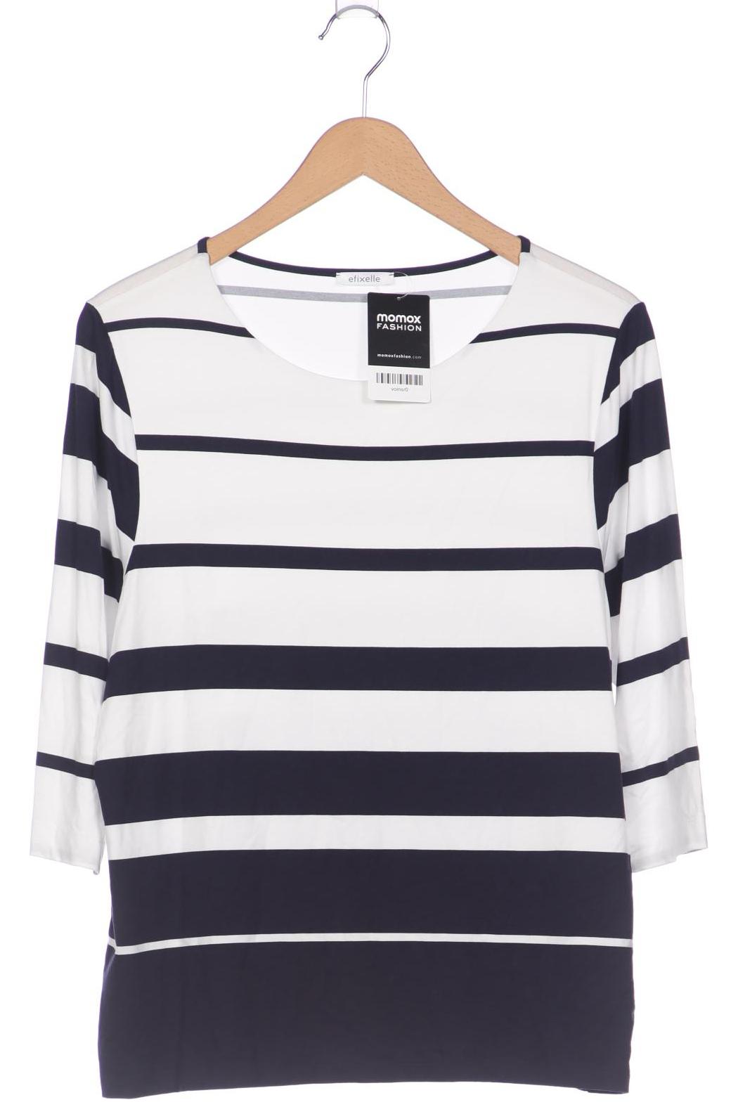

efixelle Damen Langarmshirt, marineblau, Gr. 42