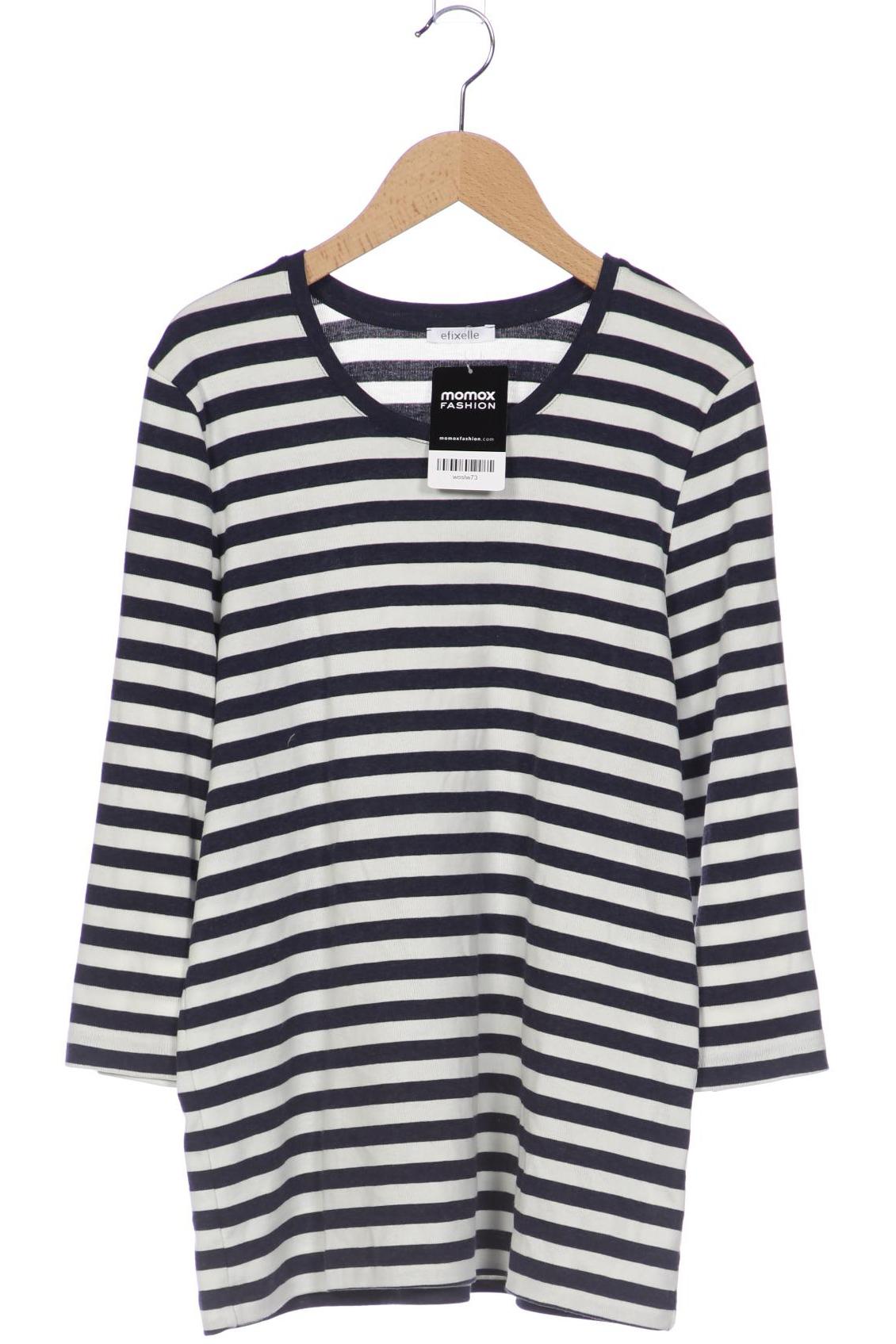 

efixelle Damen Langarmshirt, marineblau, Gr. 42