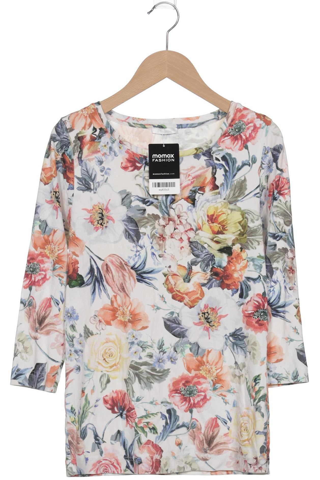 

efixelle Damen Langarmshirt, mehrfarbig, Gr. 38