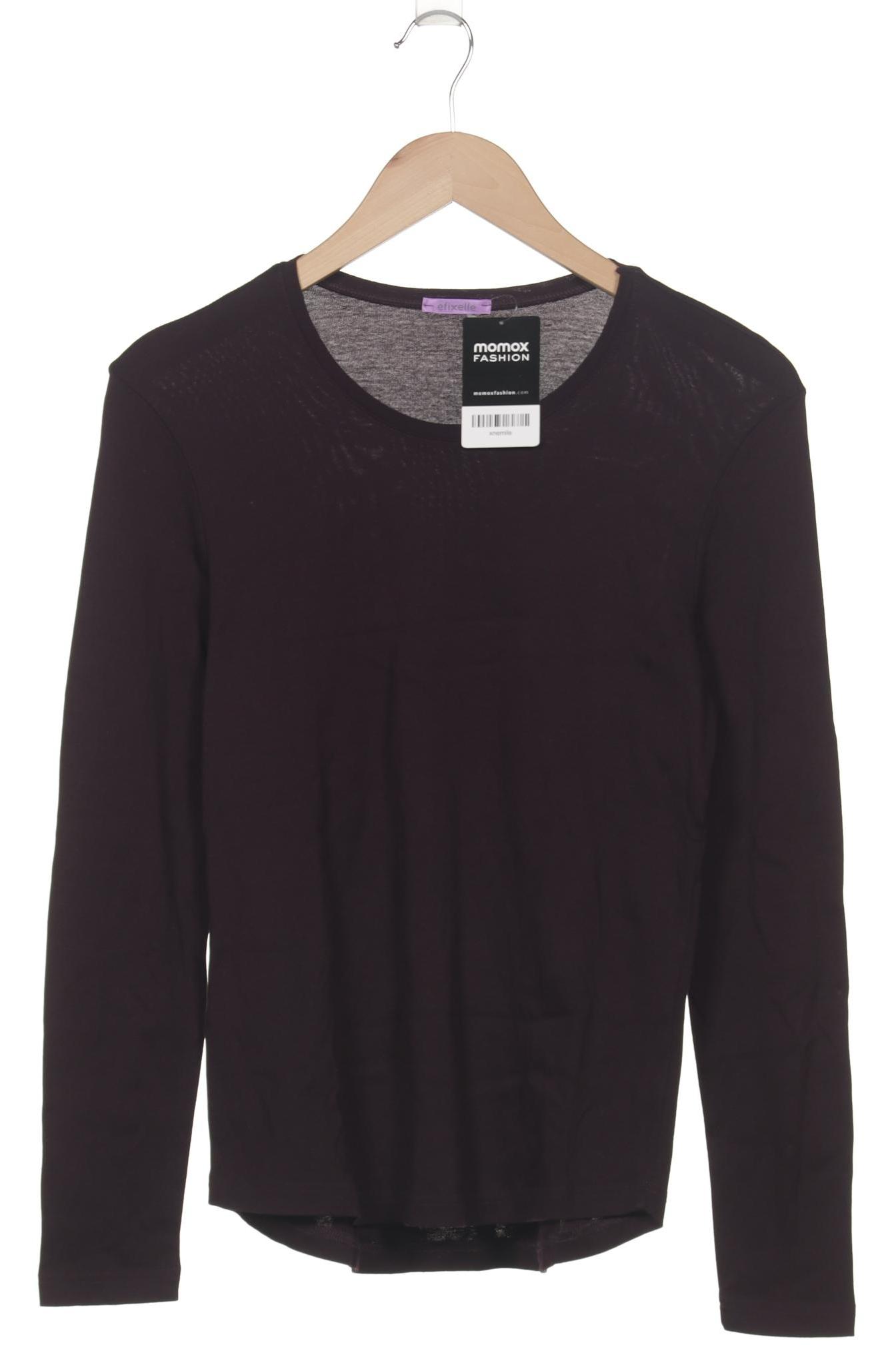 

efixelle Damen Langarmshirt, bordeaux, Gr. 36