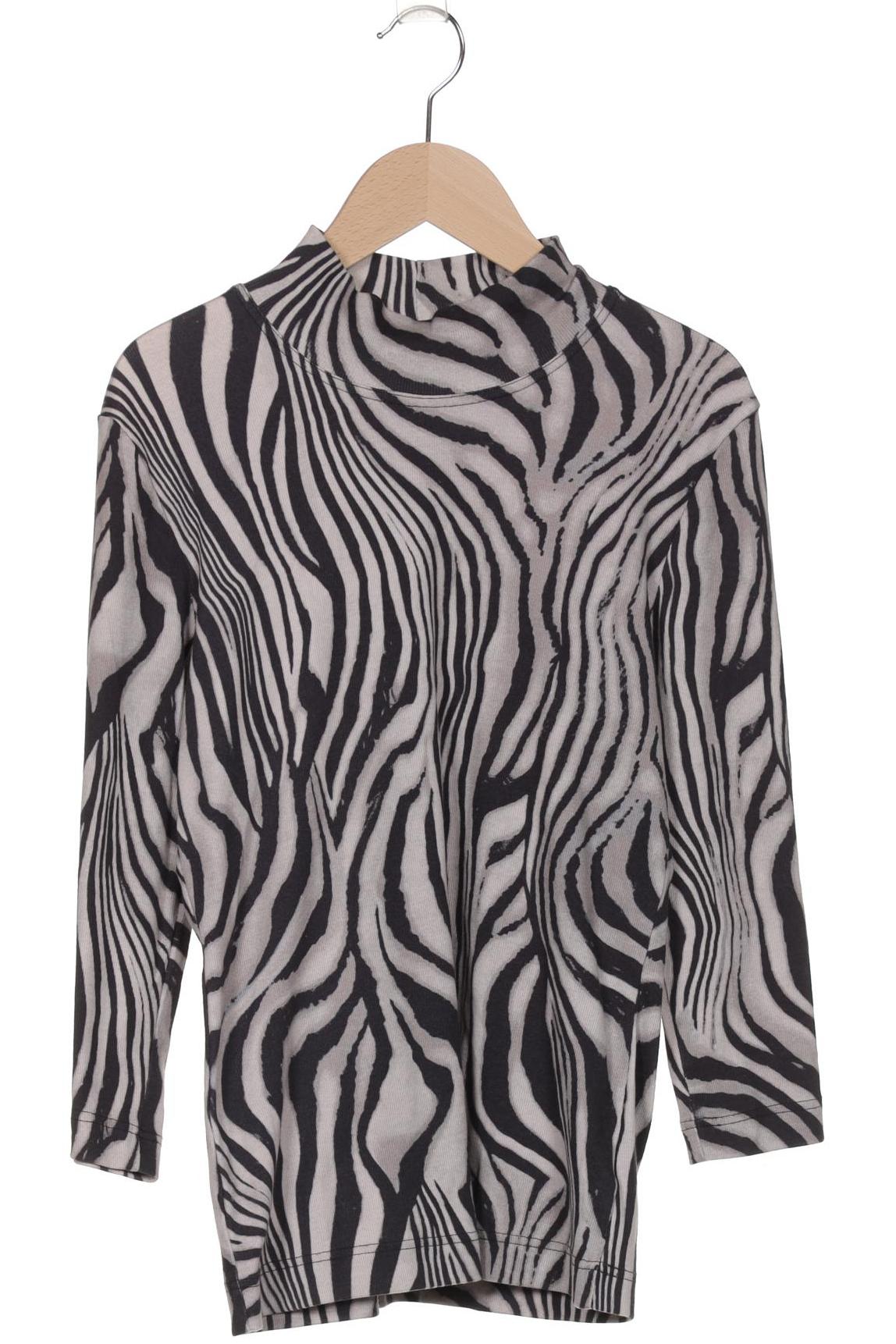 

efixelle Damen Langarmshirt, grau, Gr. 36