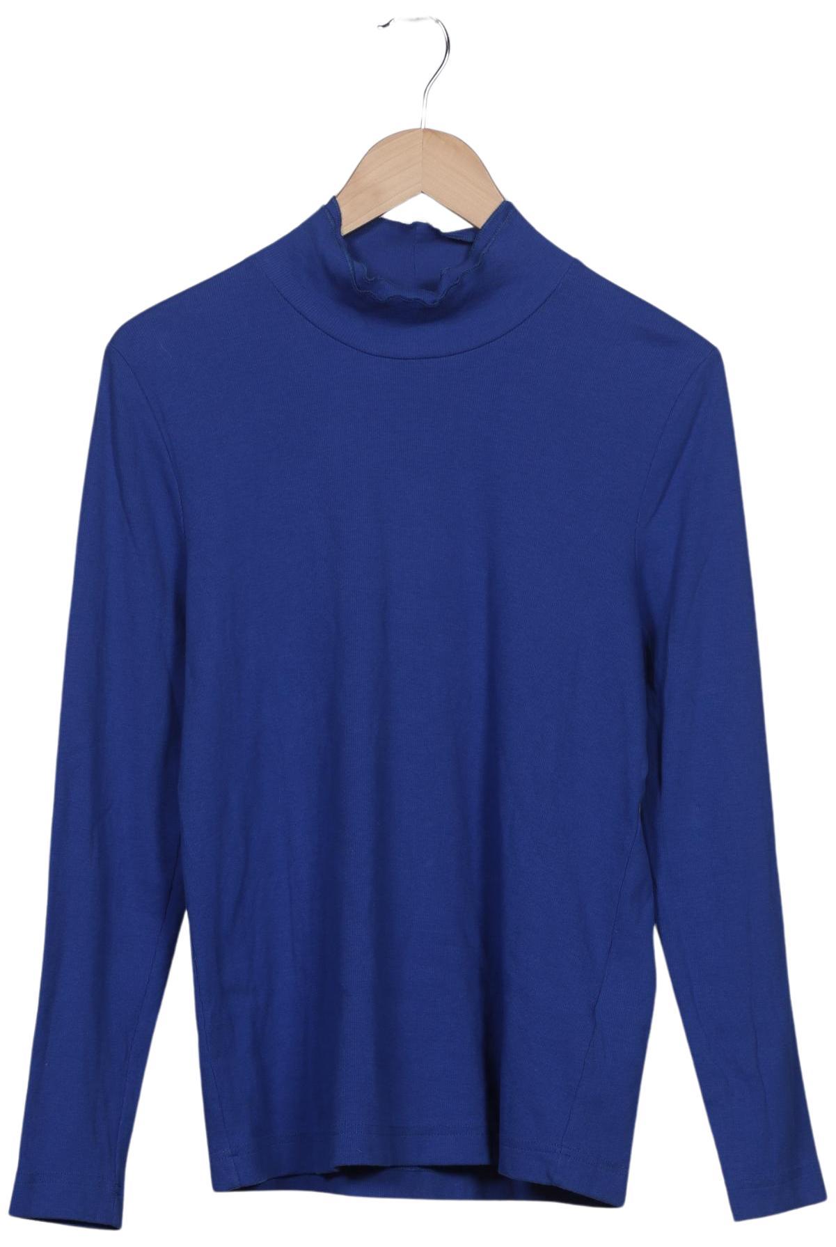 

efixelle Damen Langarmshirt, blau, Gr. 44