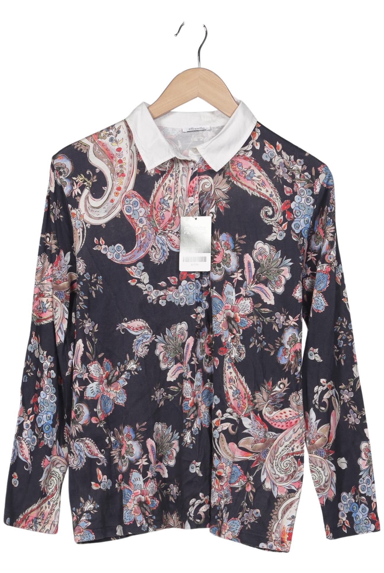 

efixelle Damen Langarmshirt, mehrfarbig, Gr. 46