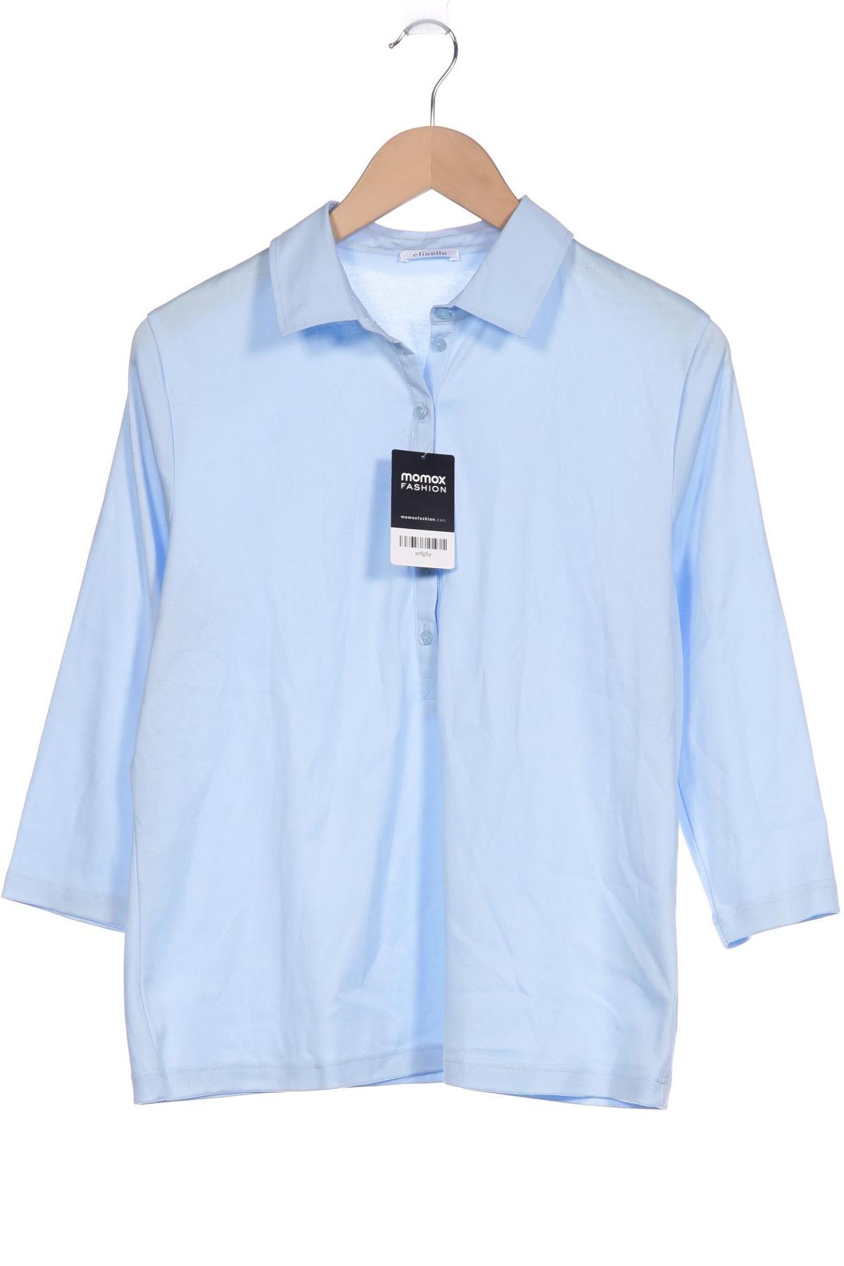 

efixelle Damen Poloshirt, blau, Gr. 44