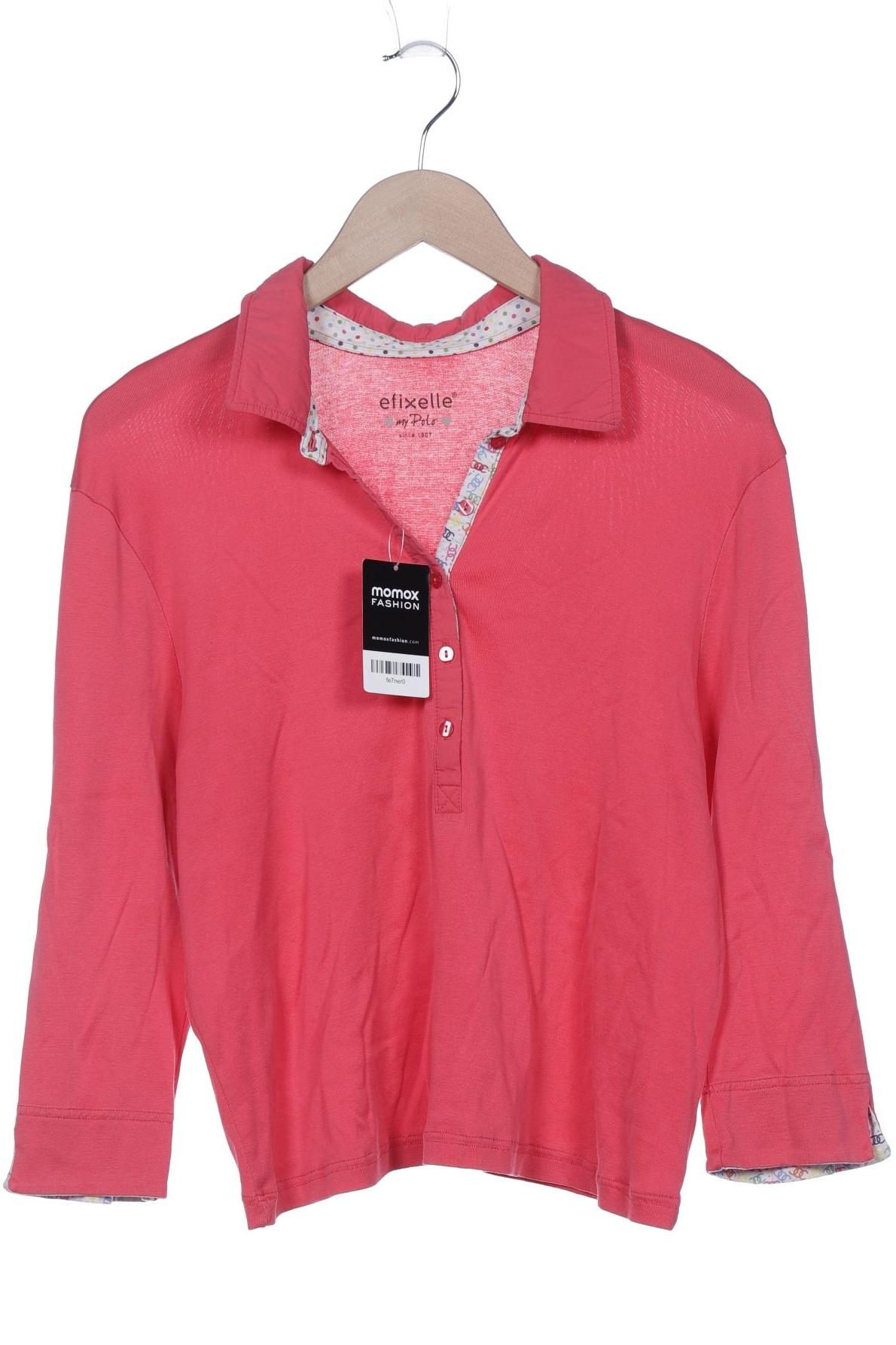 

efixelle Damen Poloshirt, pink, Gr. 44