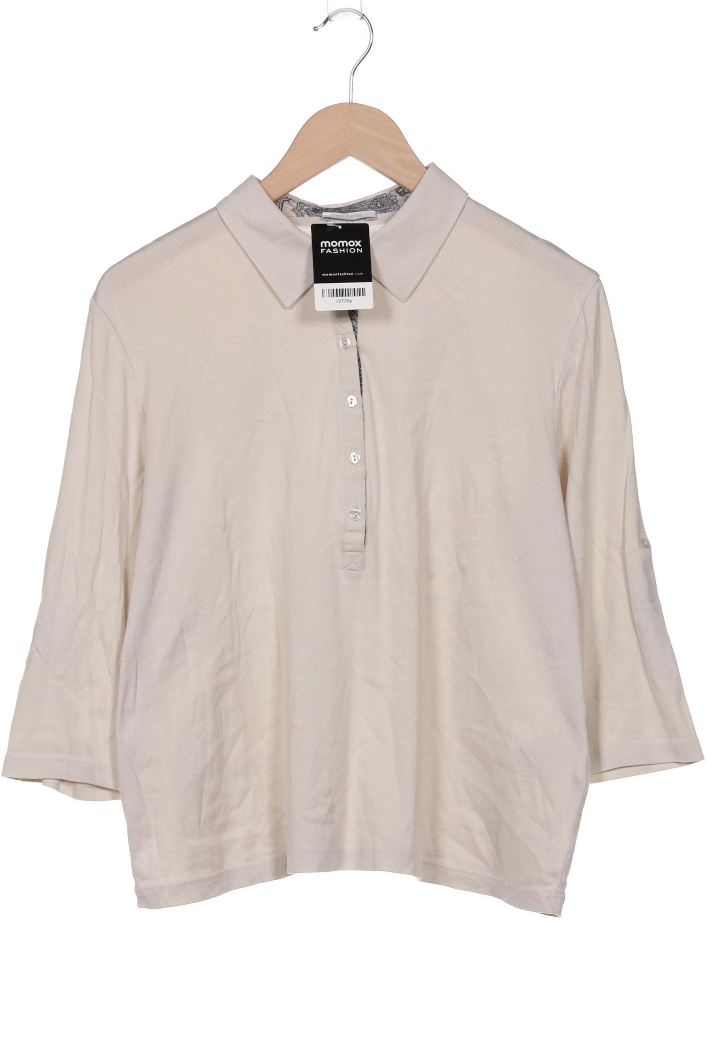 

efixelle Damen Poloshirt, beige, Gr. 46