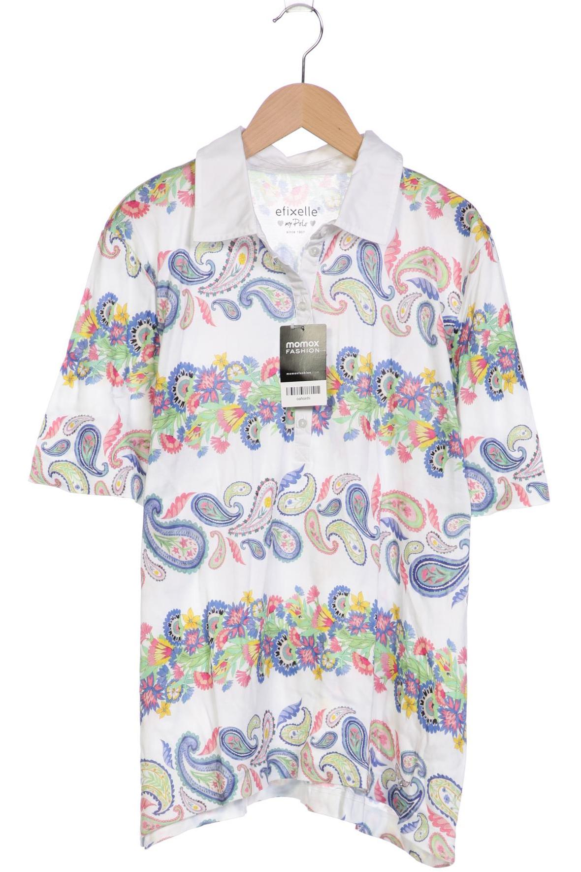 

efixelle Damen Poloshirt, weiß, Gr. 46