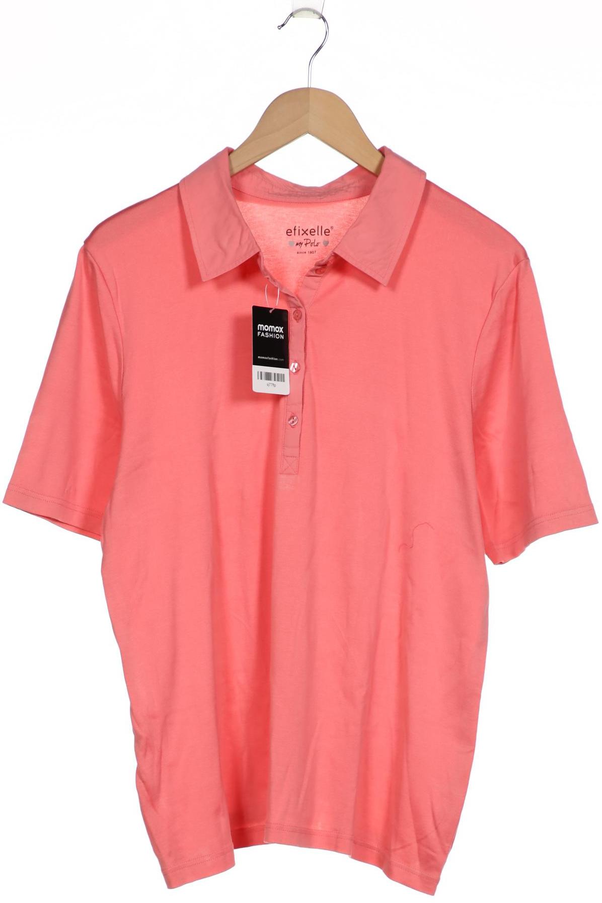 

efixelle Damen Poloshirt, pink