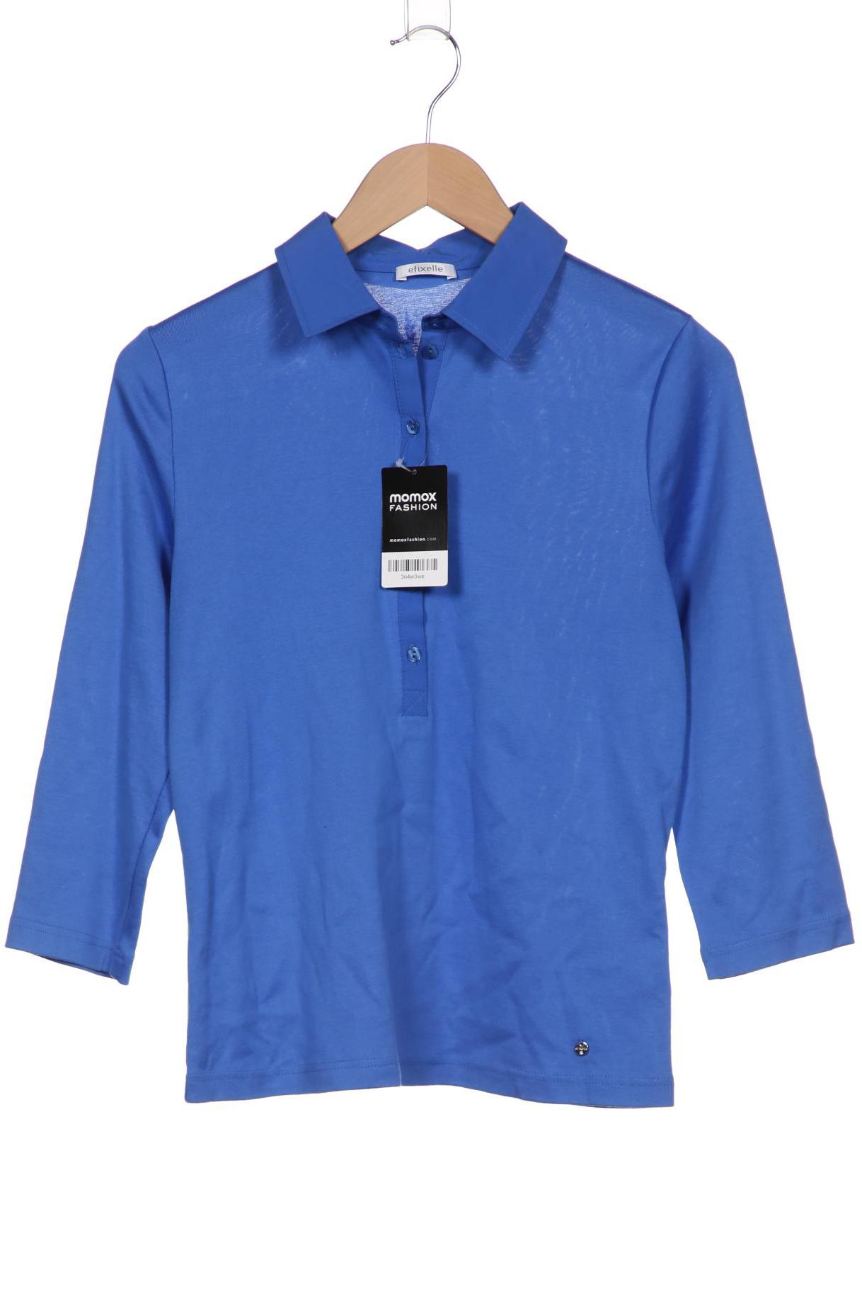 

efixelle Damen Poloshirt, blau, Gr. 36