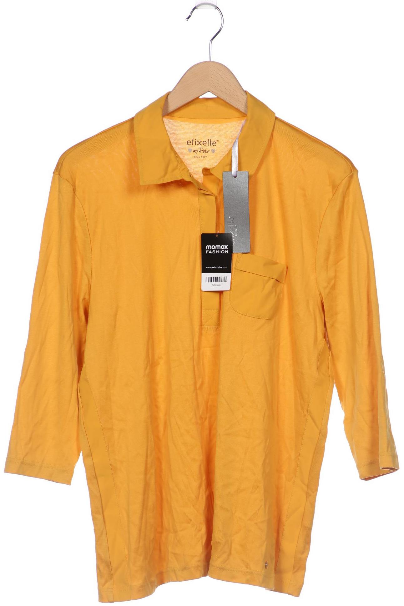 

efixelle Damen Poloshirt, gelb