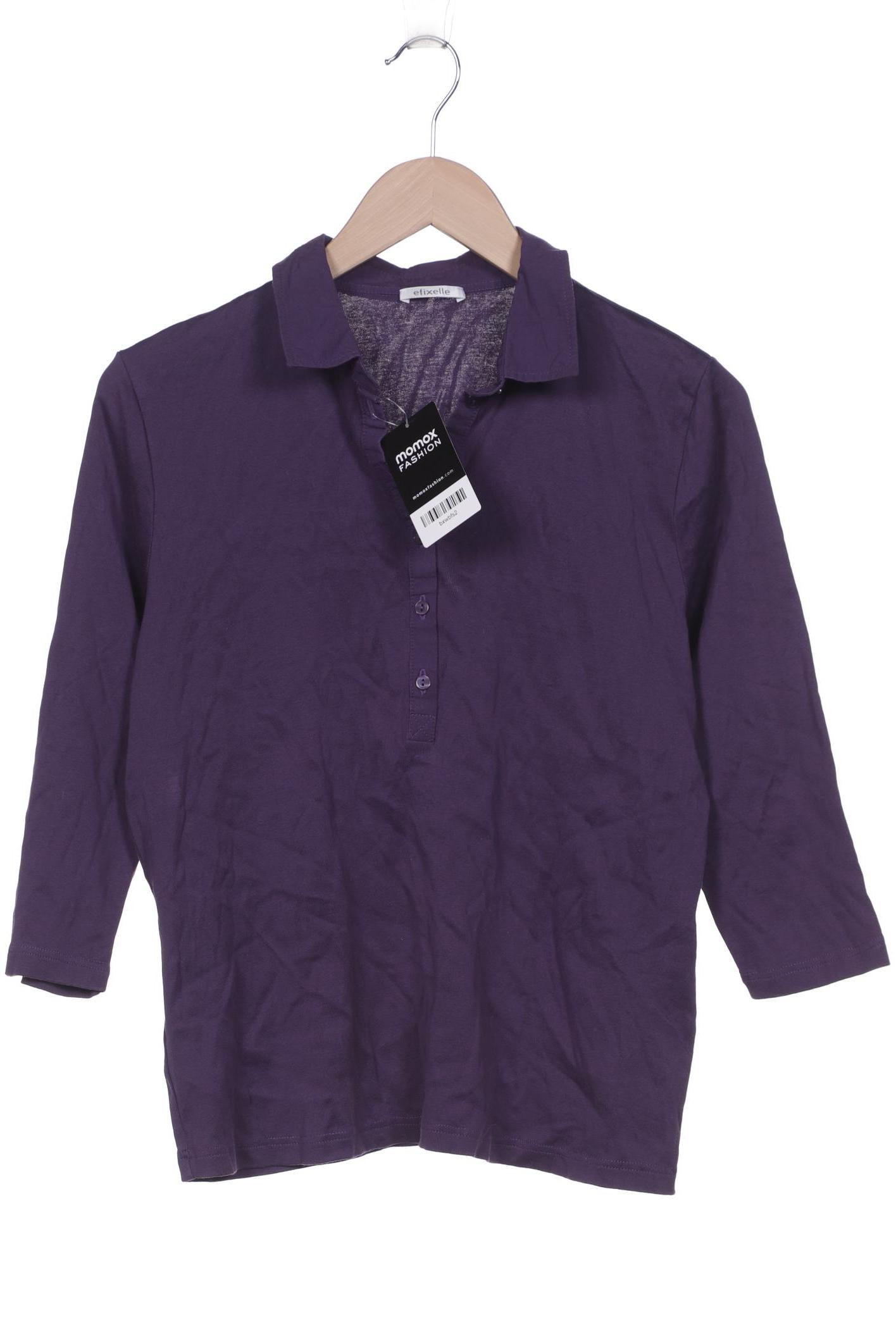 

efixelle Damen Poloshirt, flieder, Gr. 44