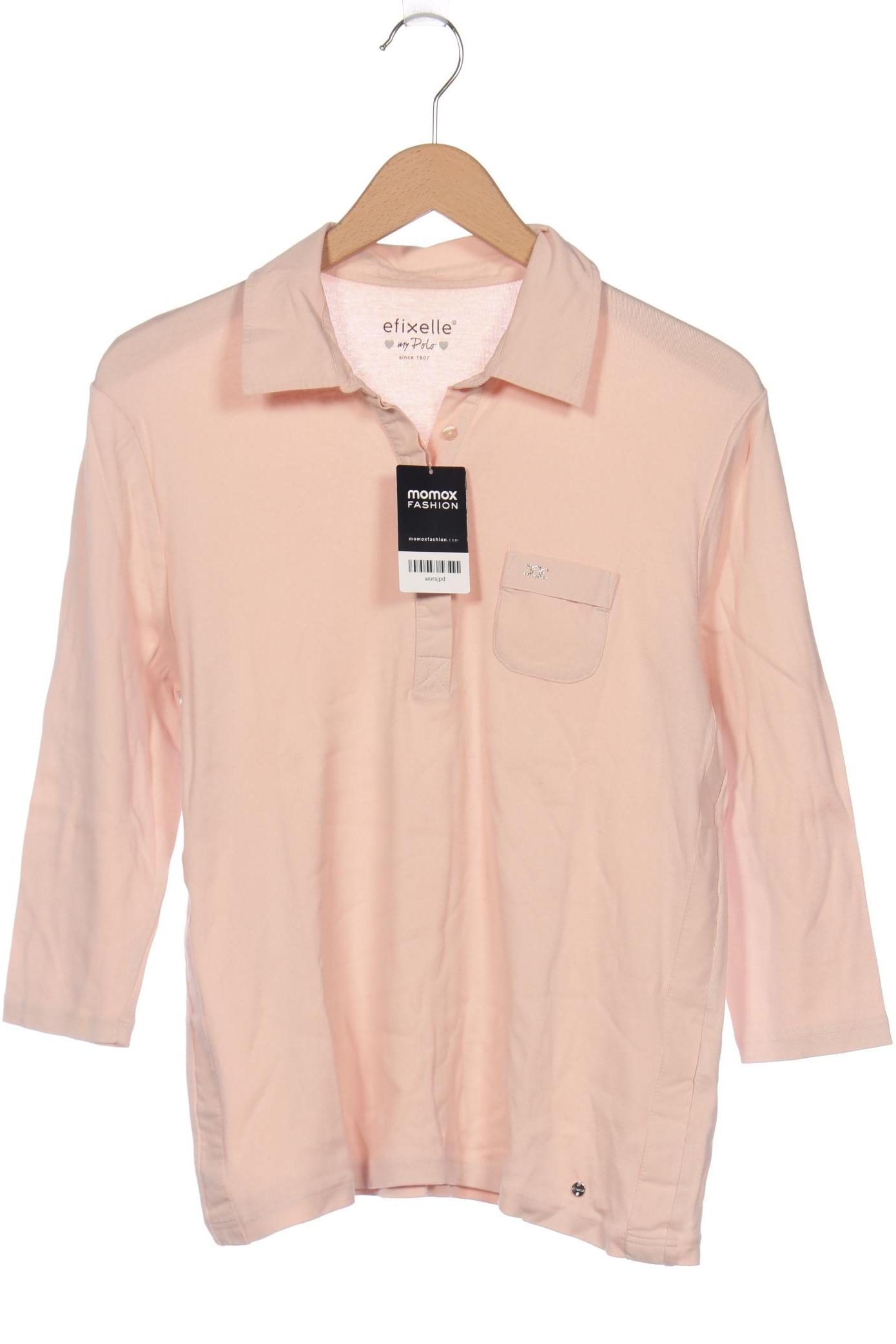 

efixelle Damen Poloshirt, pink, Gr. 44