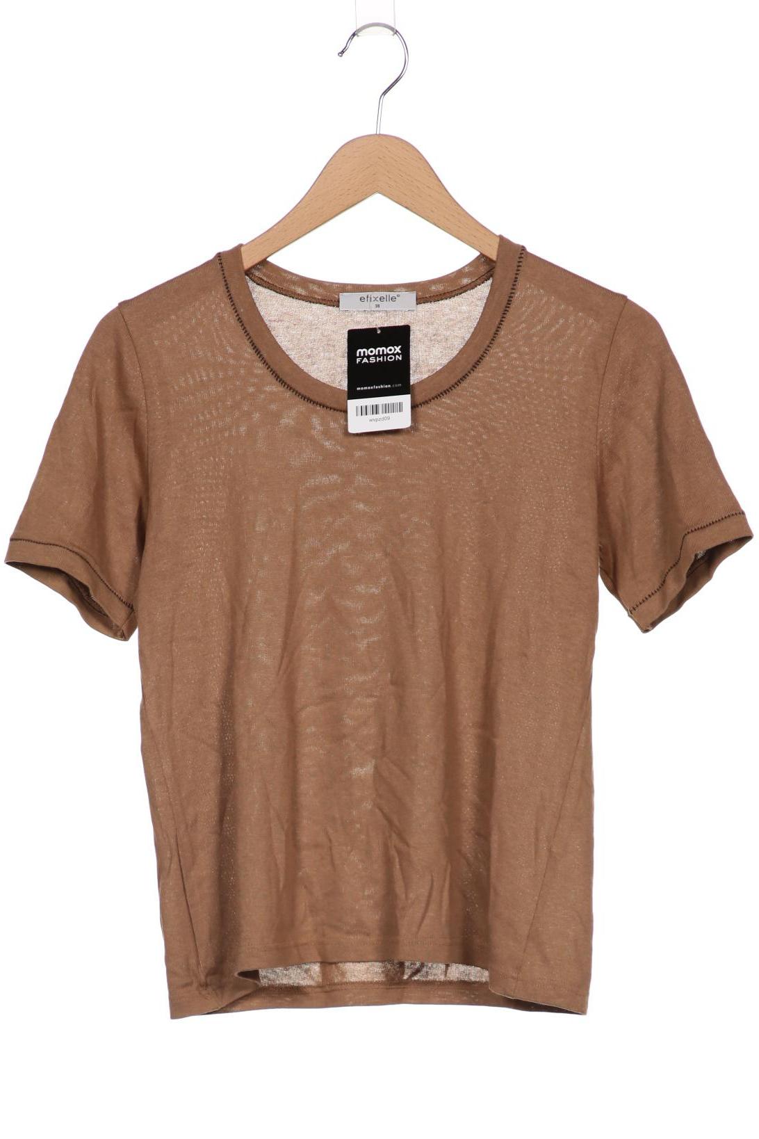 

efixelle Damen Pullover, braun, Gr. 38