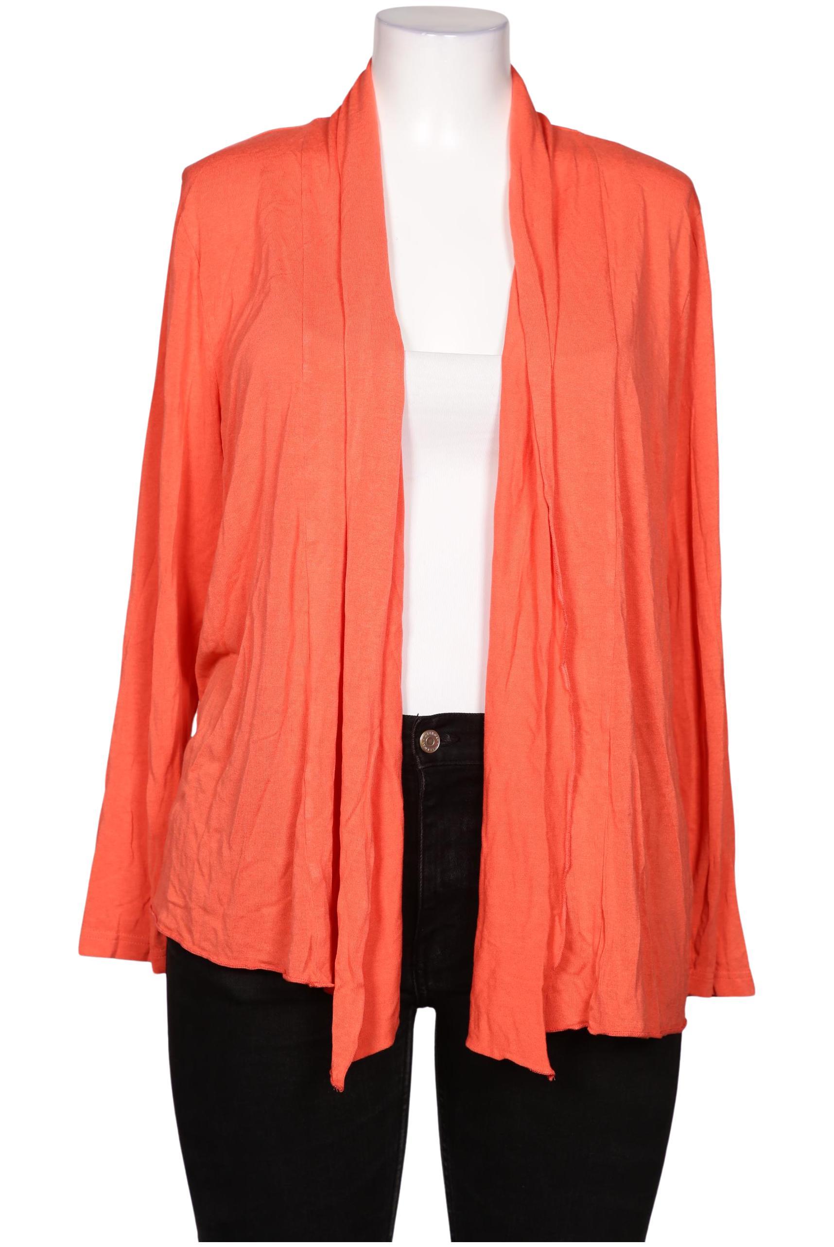 

efixelle Damen Strickjacke, orange, Gr. 46
