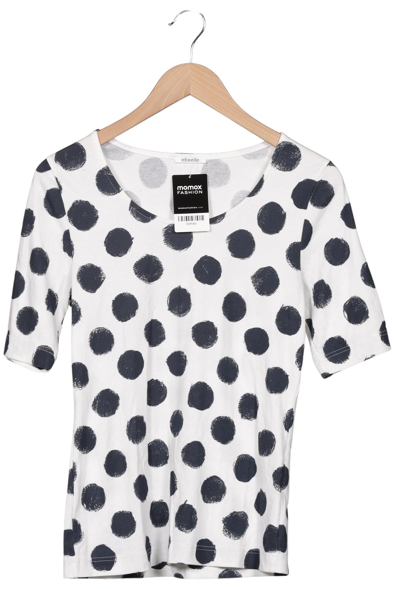 

efixelle Damen T-Shirt, weiß, Gr. 38