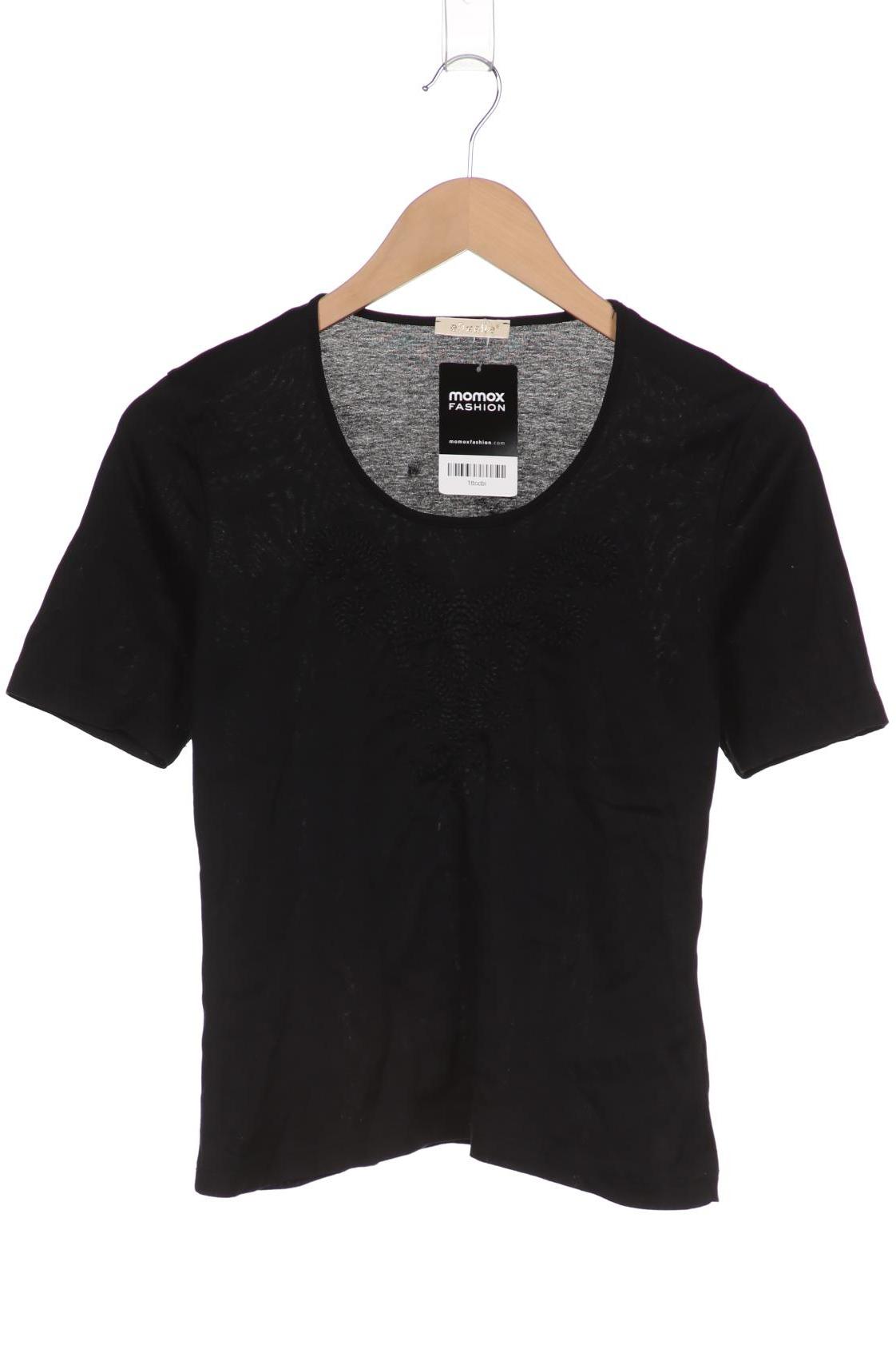

efixelle Damen T-Shirt, schwarz