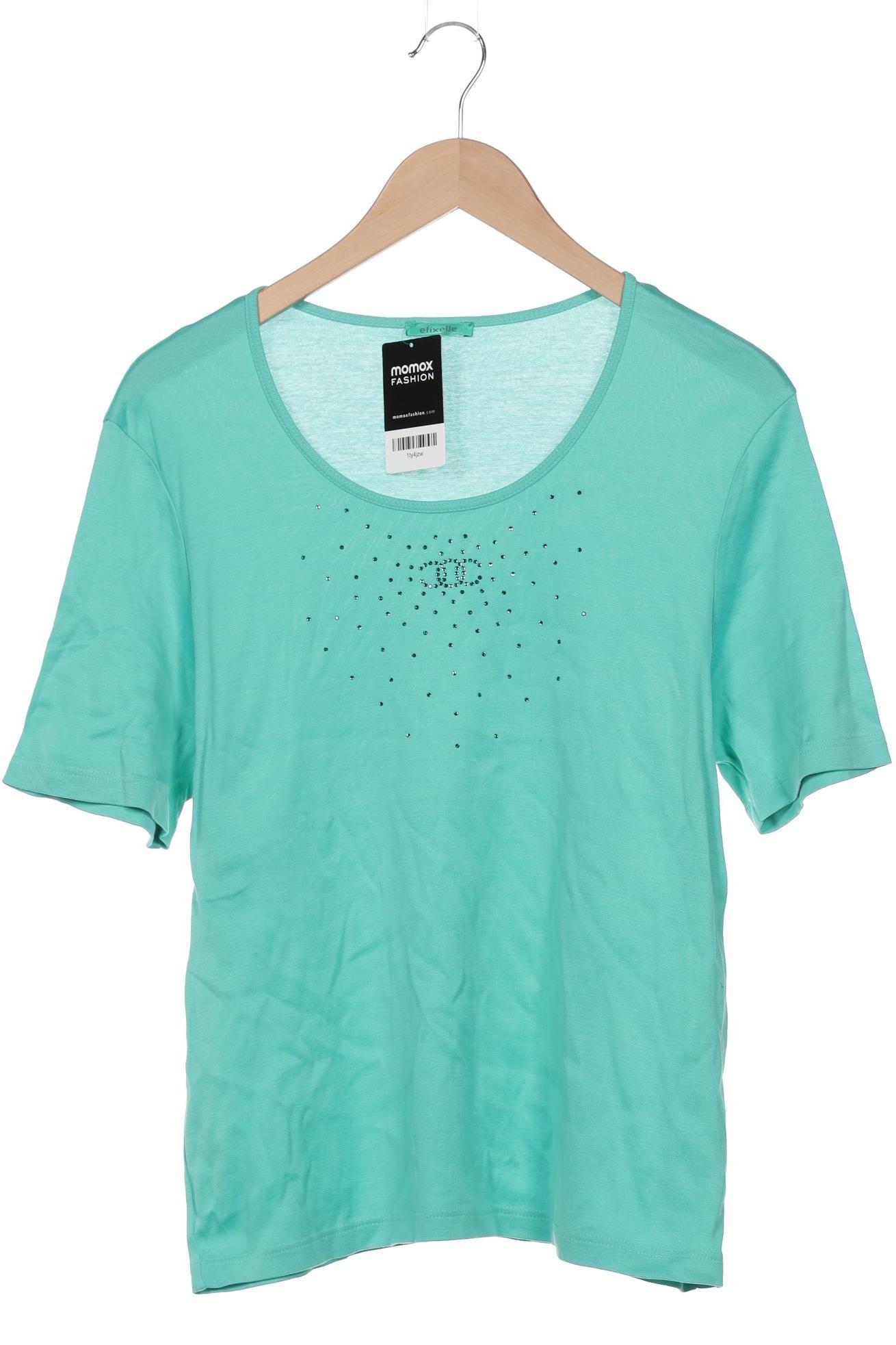 

efixelle Damen T-Shirt, türkis, Gr. 44