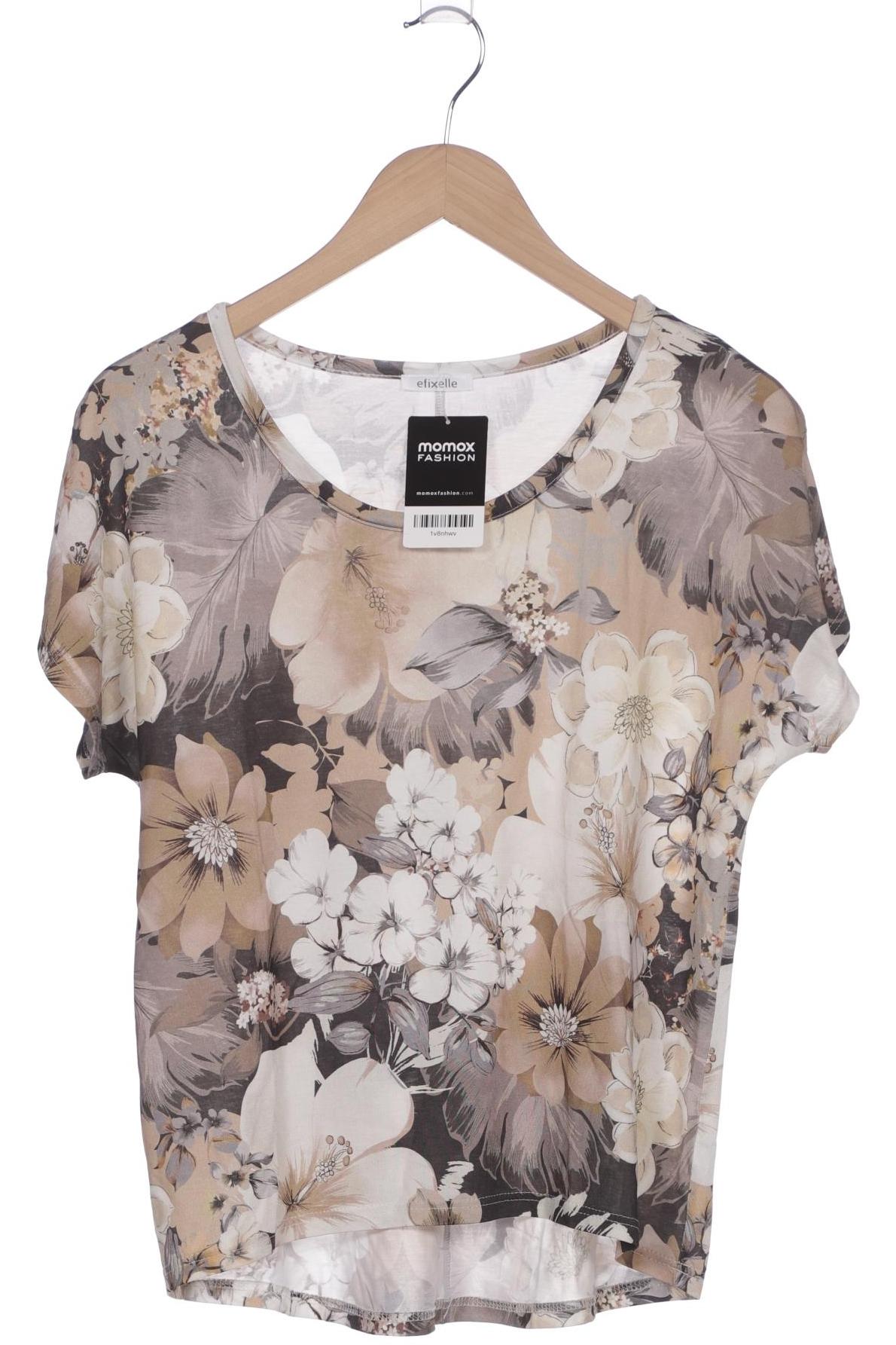 

efixelle Damen T-Shirt, beige, Gr. 38