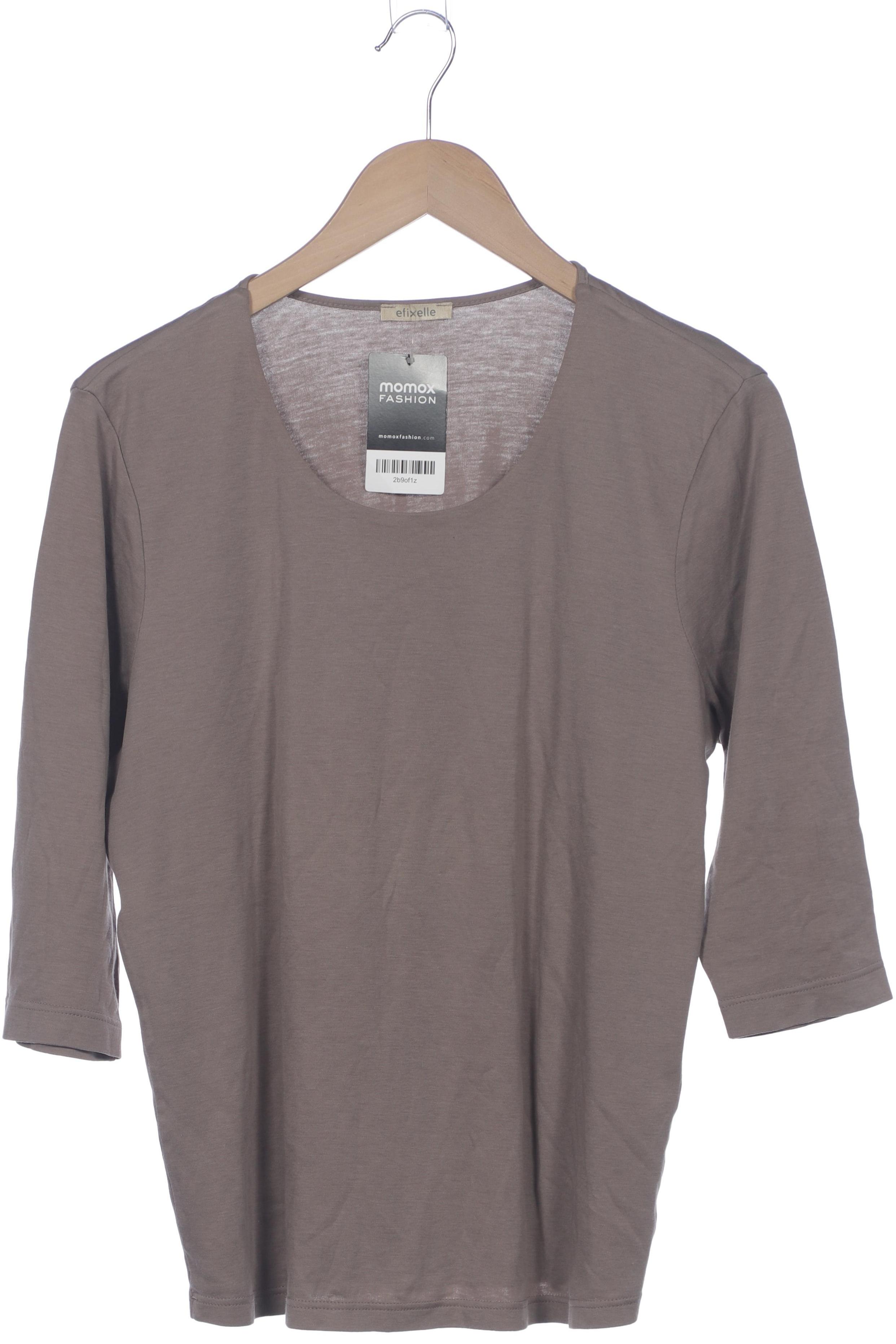 

efixelle Damen T-Shirt, beige, Gr. 44