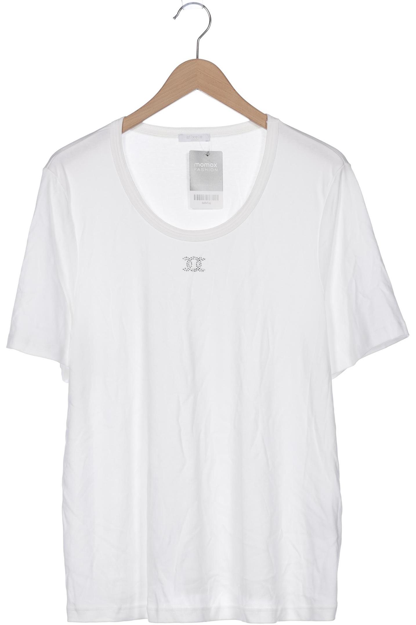 

efixelle Damen T-Shirt, weiß, Gr. 50