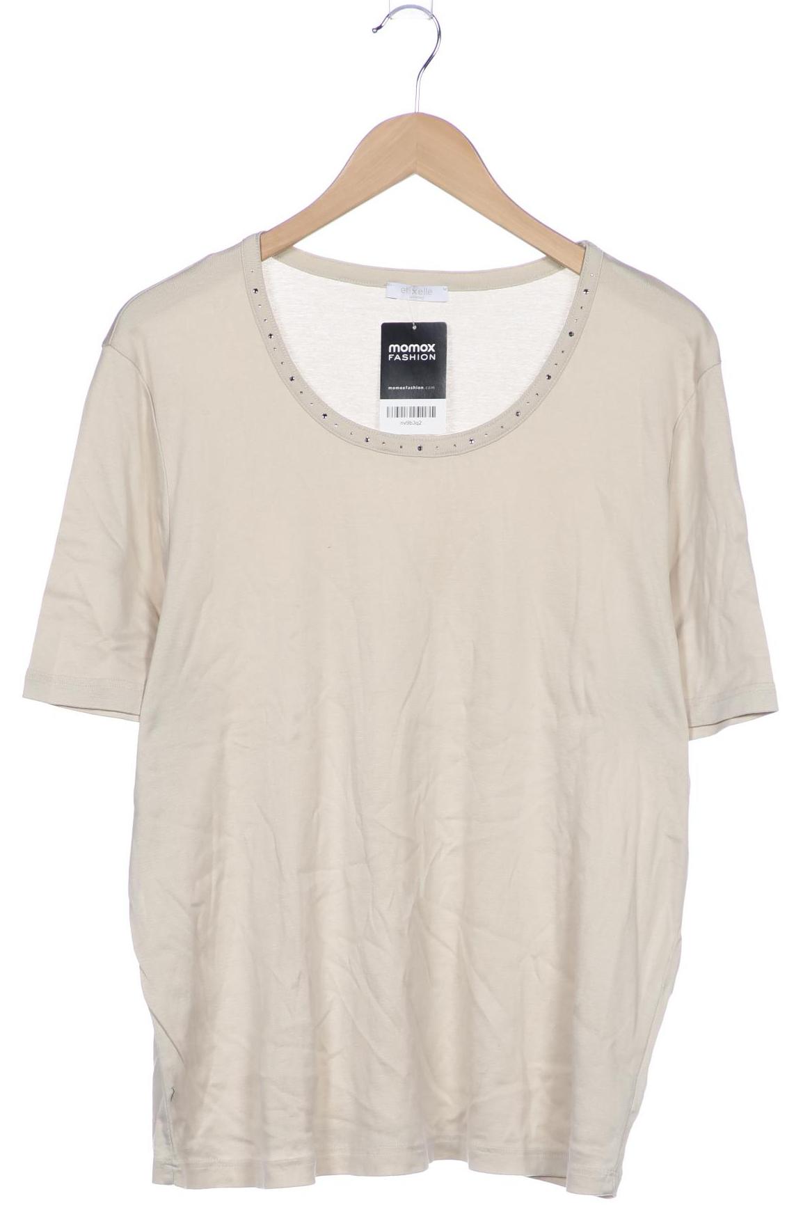 

efixelle Damen T-Shirt, beige, Gr. 50