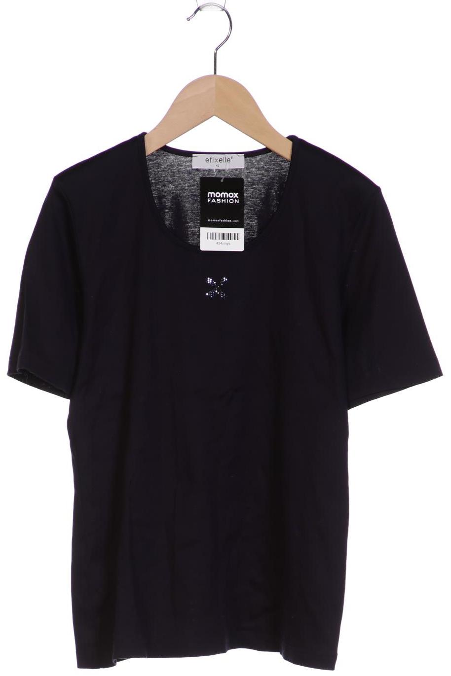 

efixelle Damen T-Shirt, marineblau