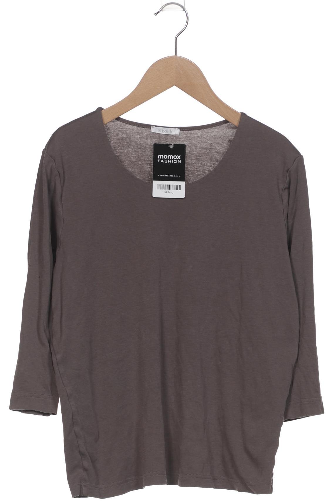 

efixelle Damen T-Shirt, braun, Gr. 40