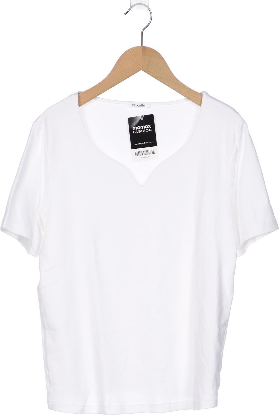 

efixelle Damen T-Shirt, weiß