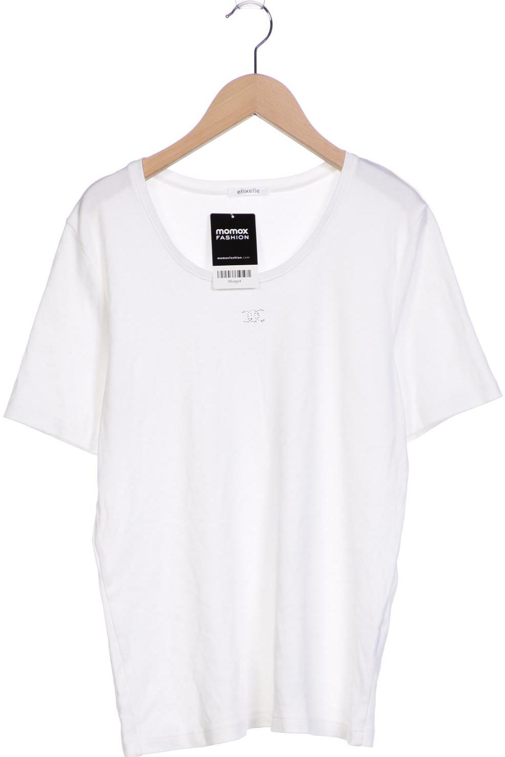 

efixelle Damen T-Shirt, weiß