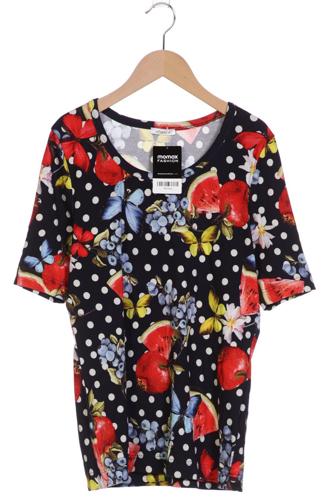 

efixelle Damen T-Shirt, mehrfarbig, Gr. 44